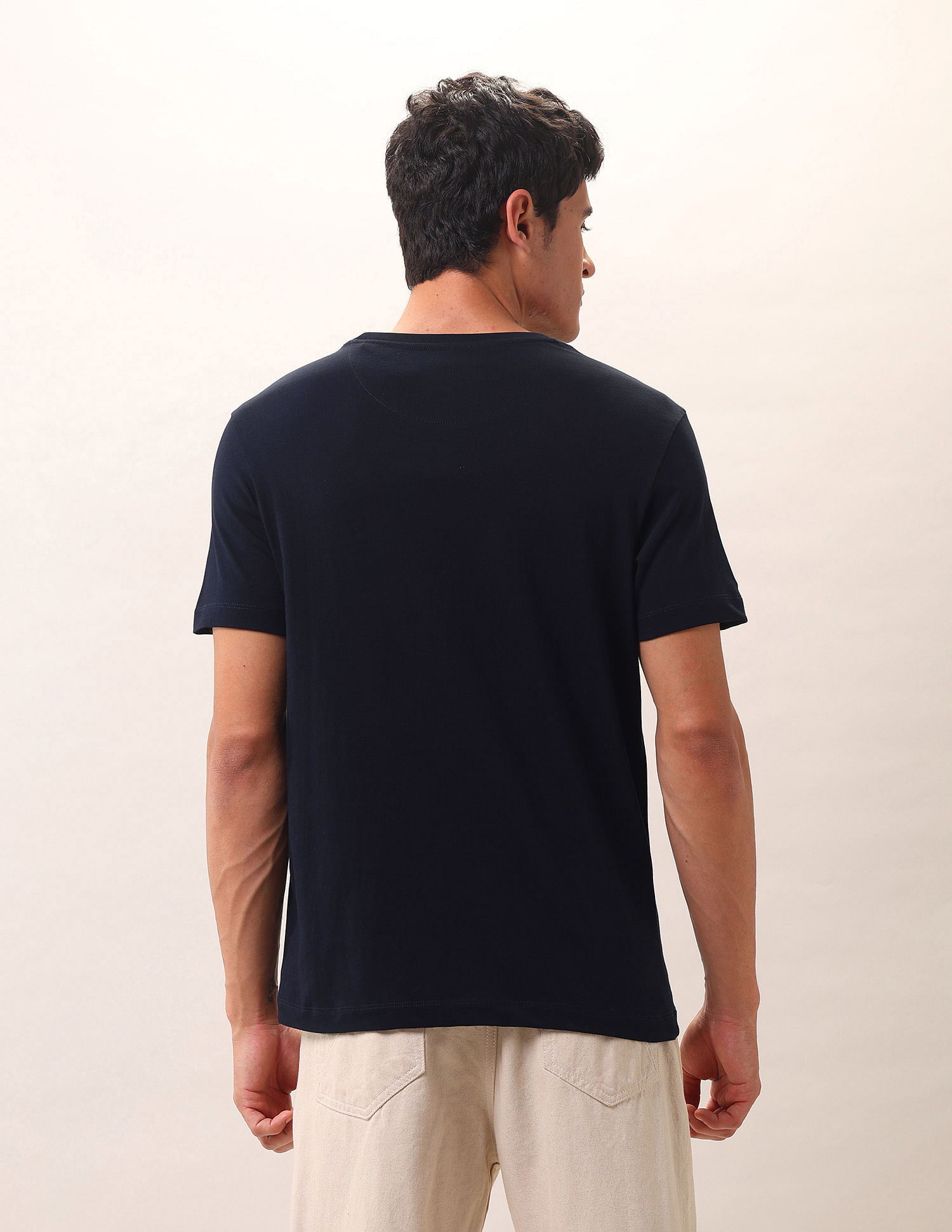 U.S. Polo Assn. Denim Co. Brand Printed Pure Cotton T-Shirt