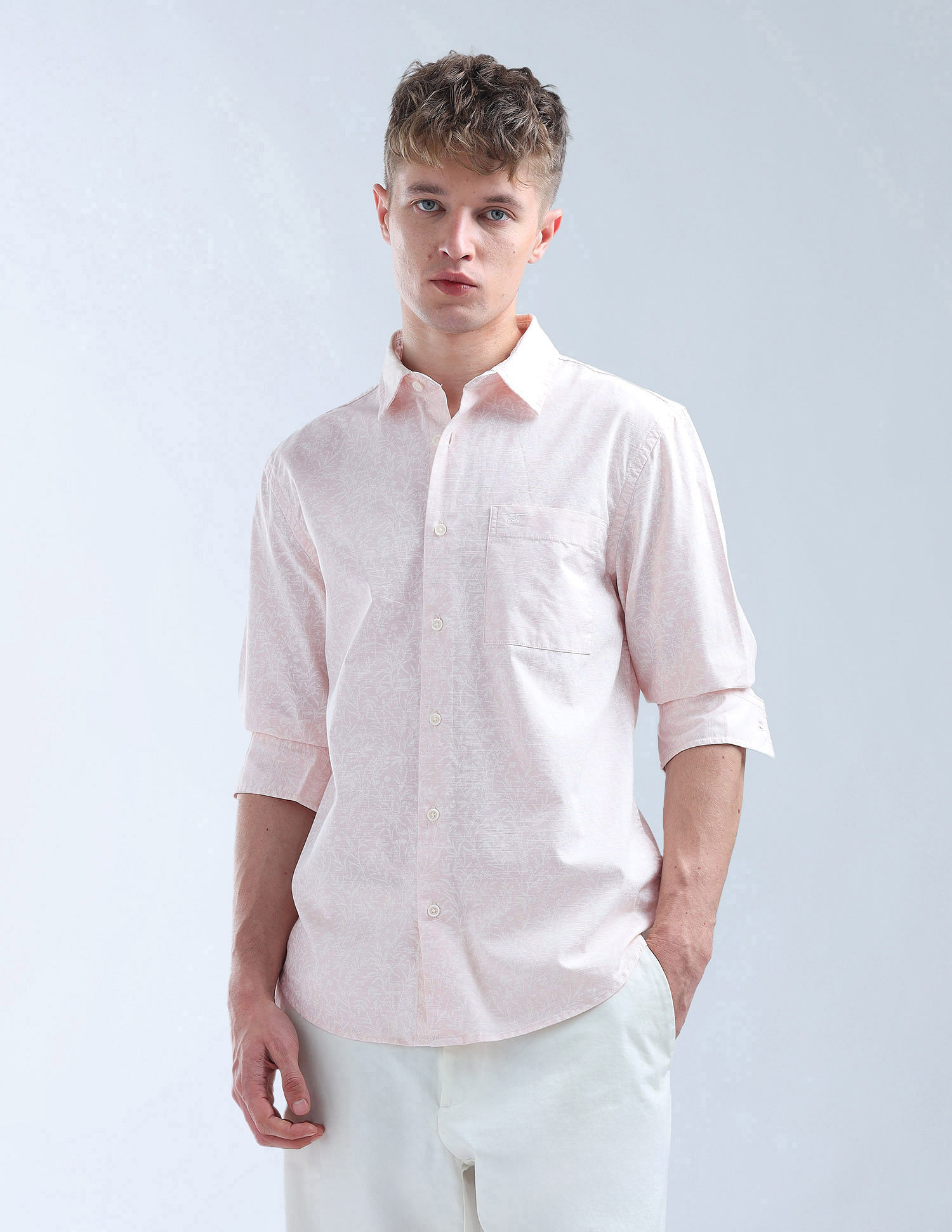 Flying Machine All Over Printed Essentials Shirt