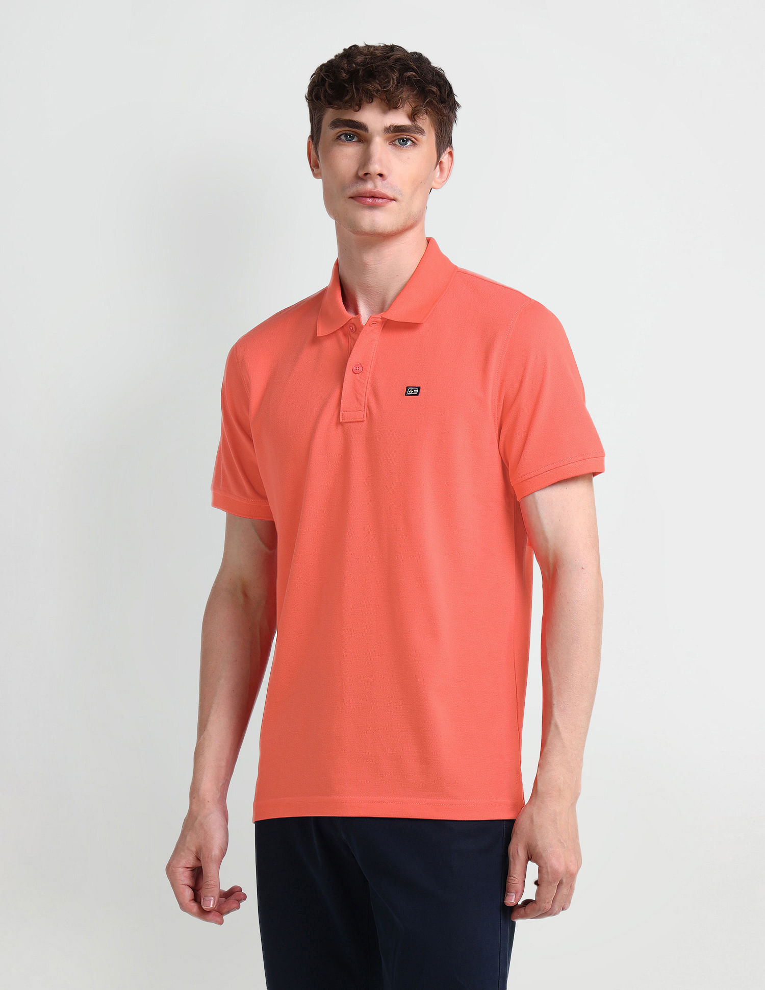 Arrow Sport Solid Regular Fit Polo Shirt