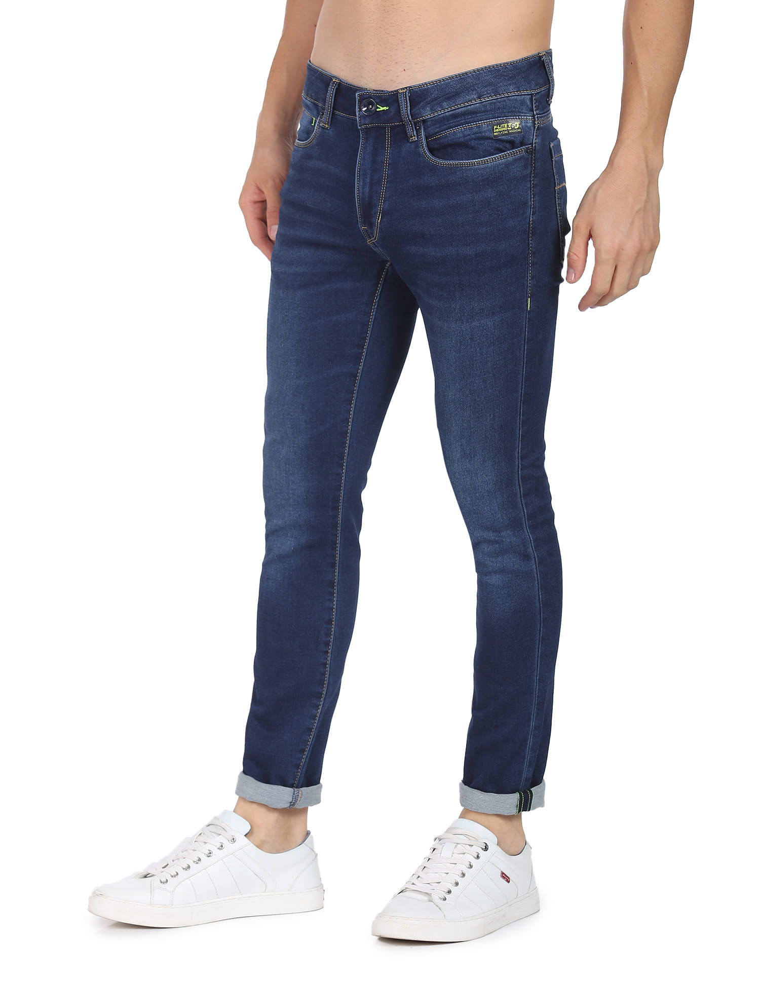 Flying Machine Super Skinny Vs Skinny FLYING MACHINE Men Solid