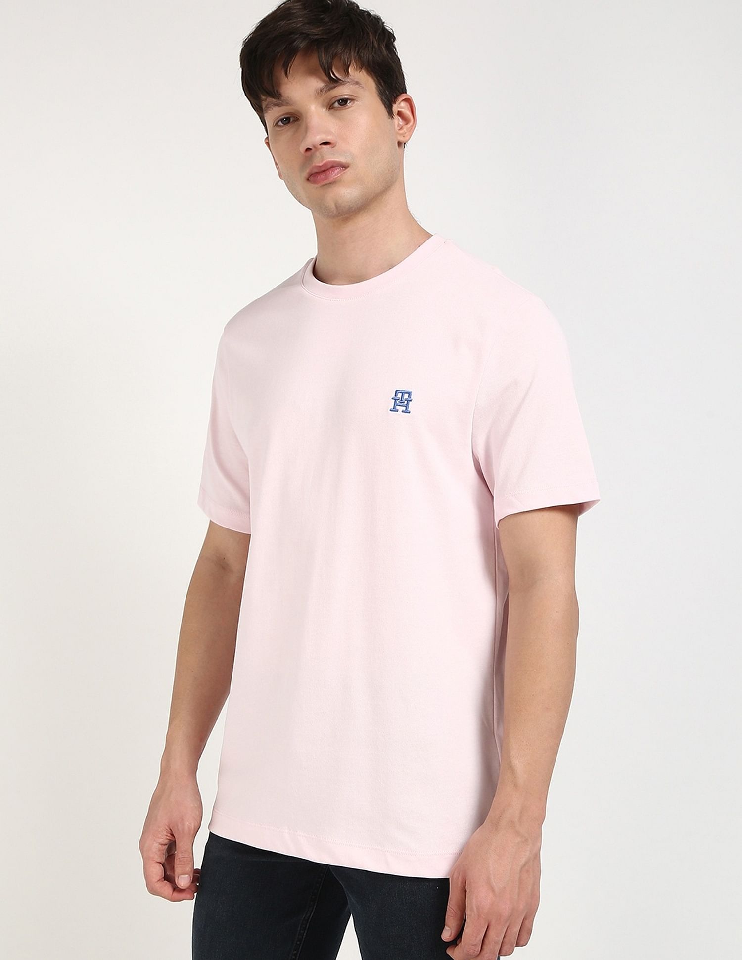 Tommy Hilfiger Solid Regular-Fit Cotton T-Shirt