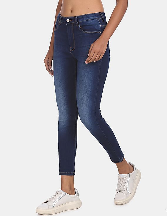 Flying Machine Women High Rise Veronica Skinny Fit Jeans