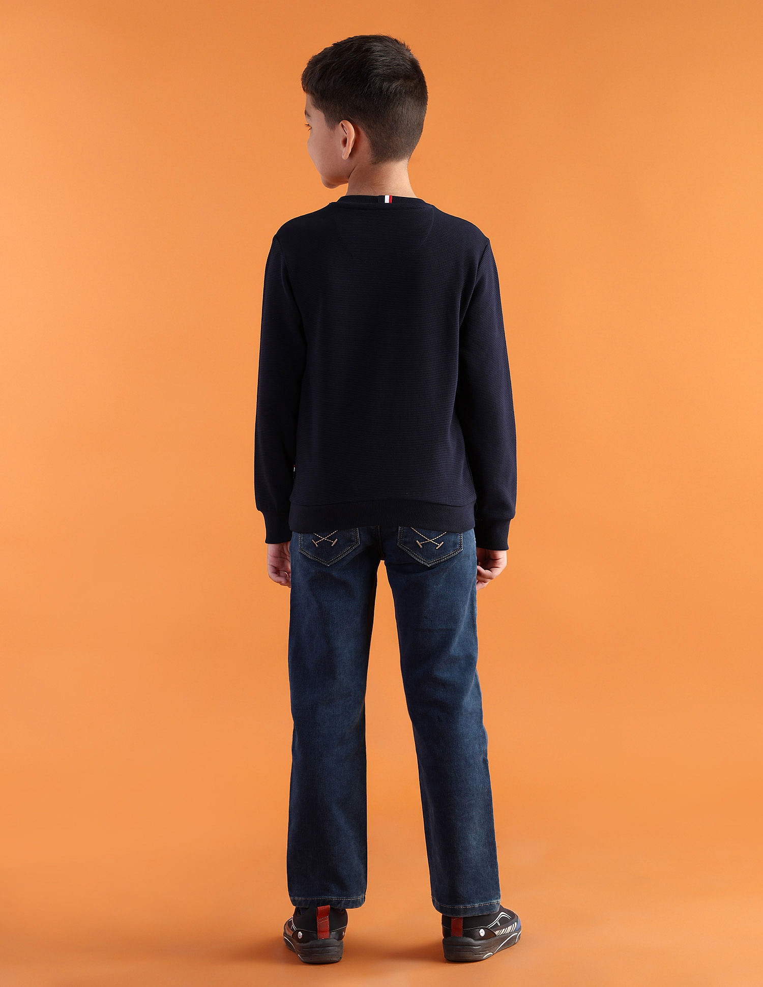 U.S. Polo Assn. Kids Boys Crew Neck Sweatshirt