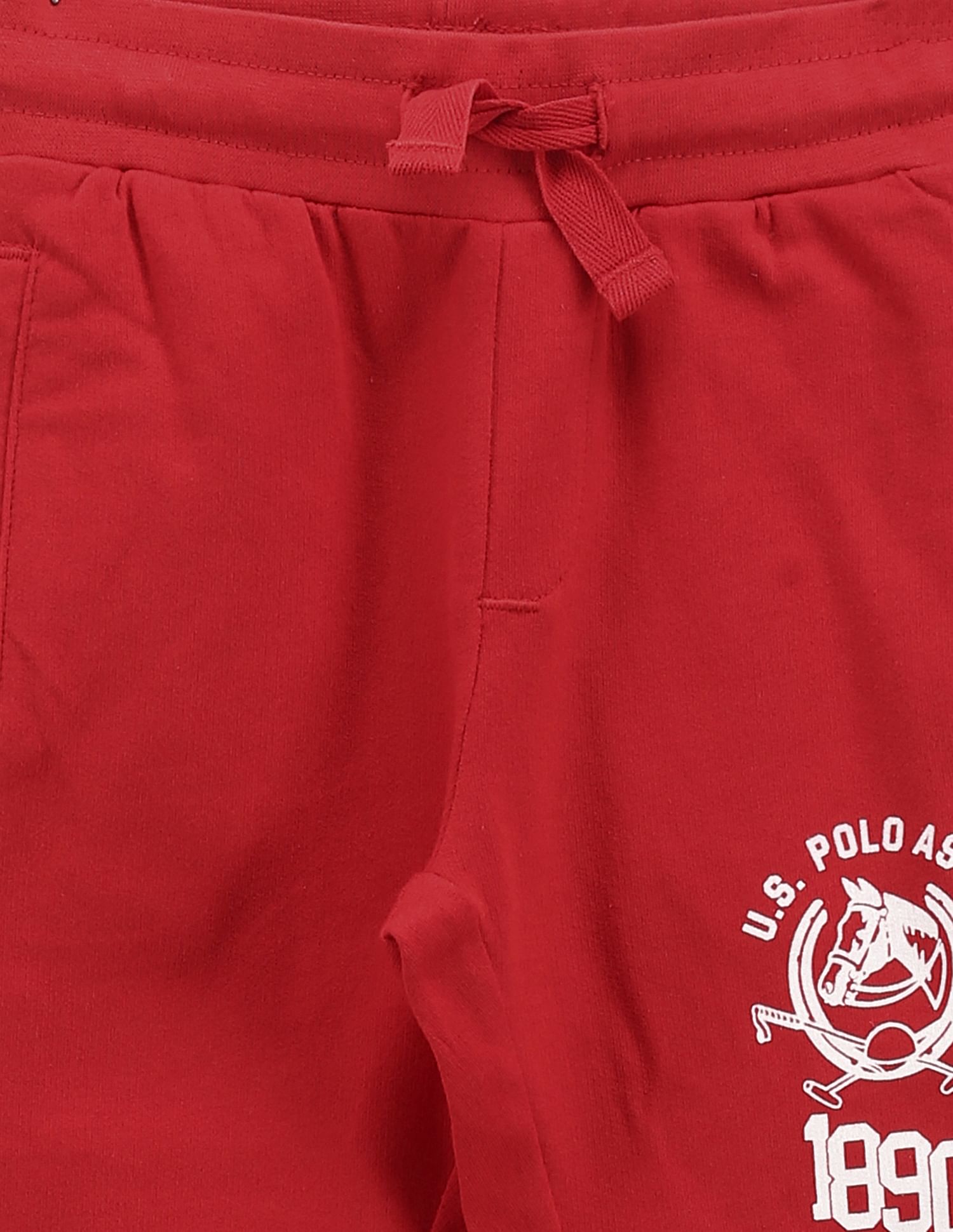 U.S. Polo Assn. Kids Boys Solid Logo Track Pants