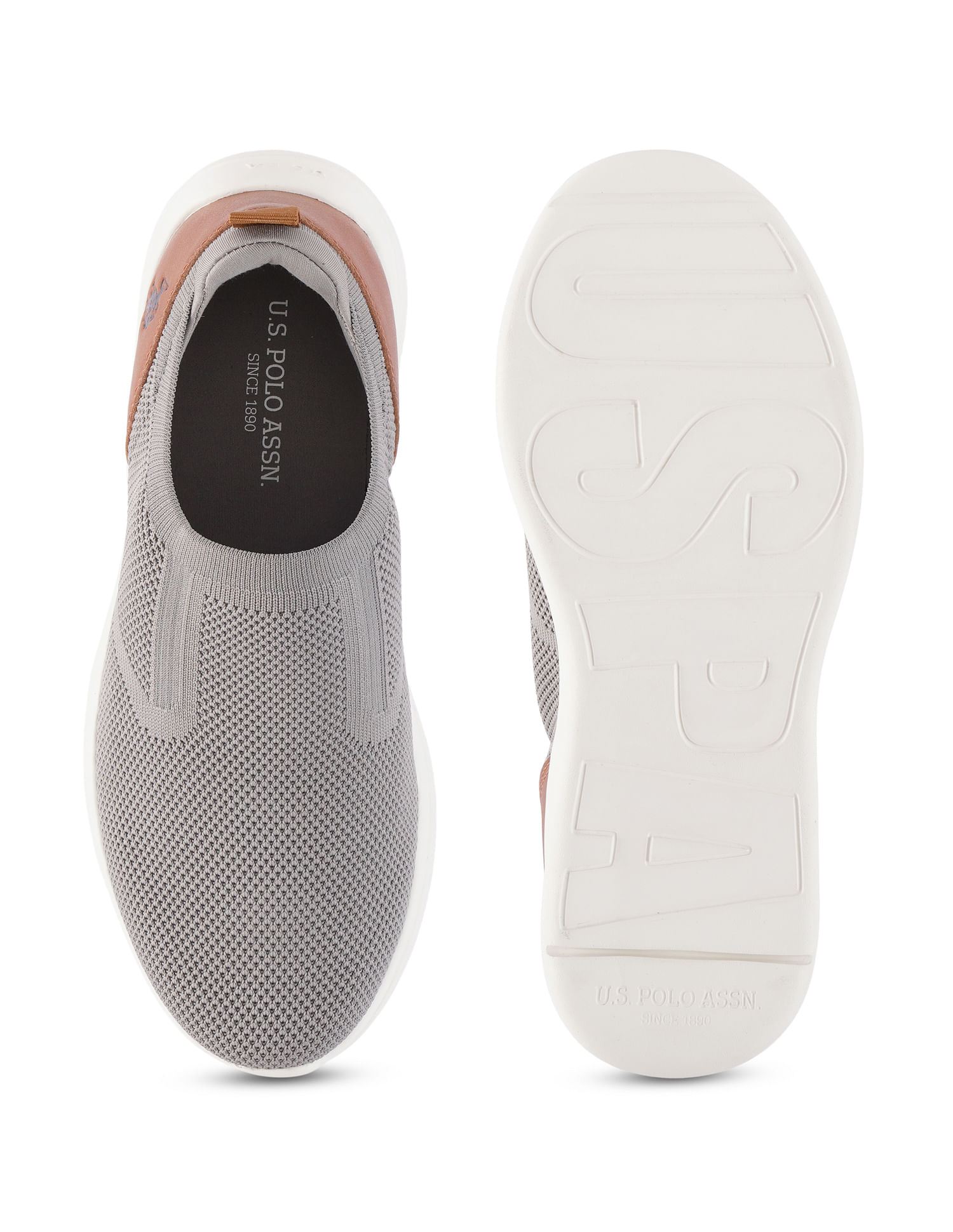 U.S. Polo Assn. Round Toe Solid Tenore Slip On Shoes