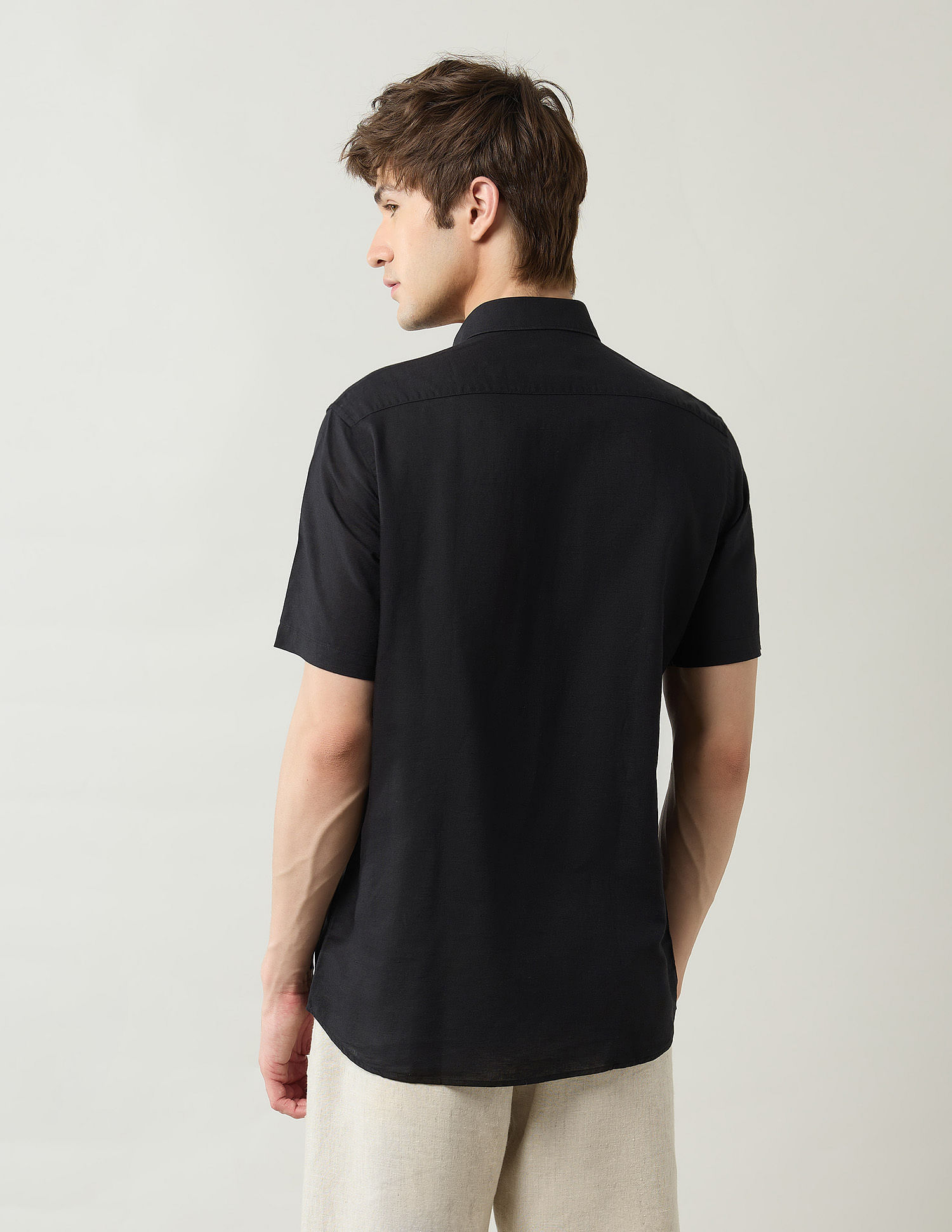 Arrow Sport Pure Linen Slim Fit Shirt