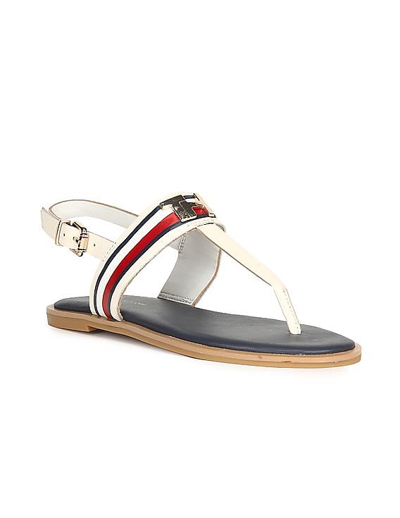 Tommy hilfiger white sandals new arrivals