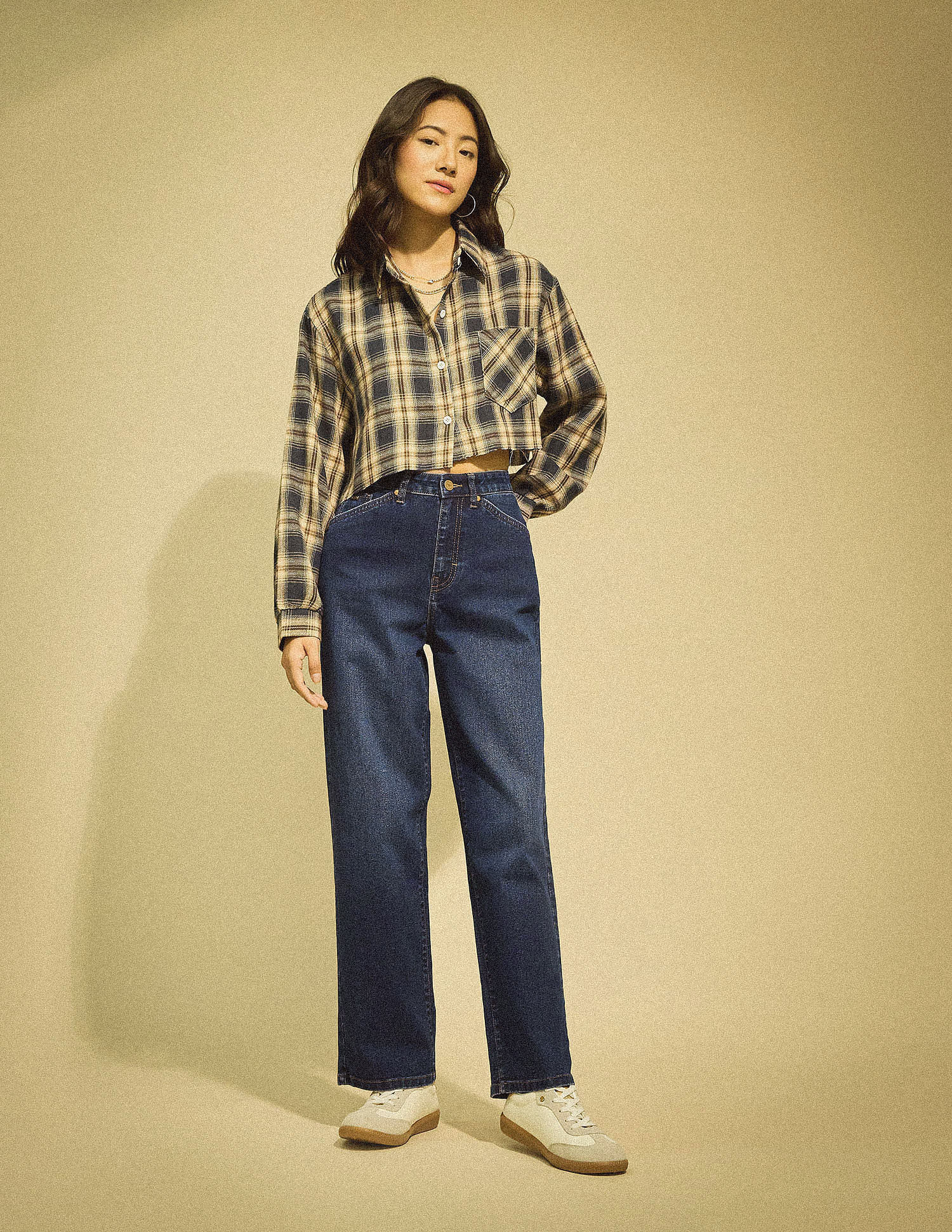 Flying Machine Women Straight Fit Pocket Detailed Jeans