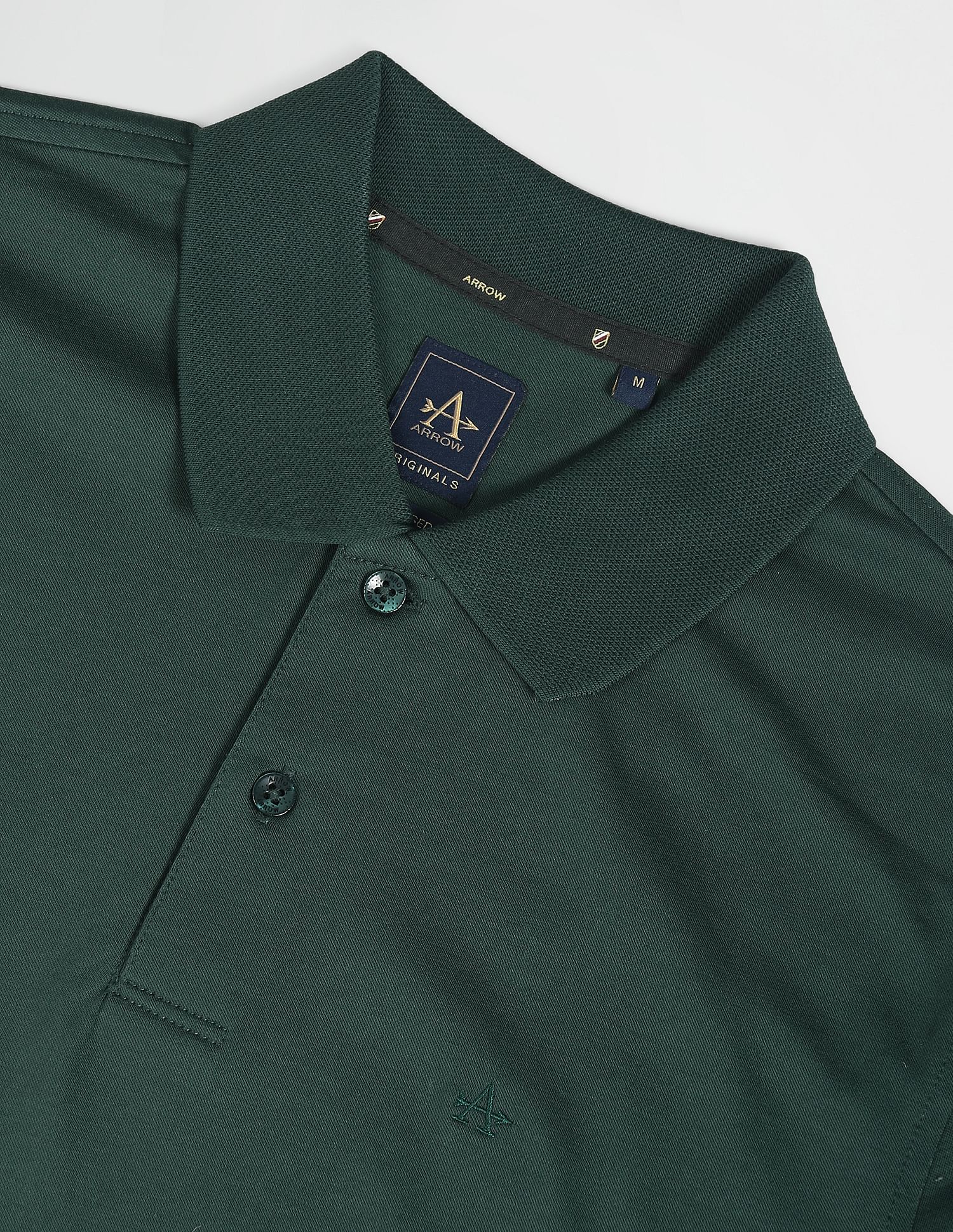 Arrow Cotton Solid Polo Shirt