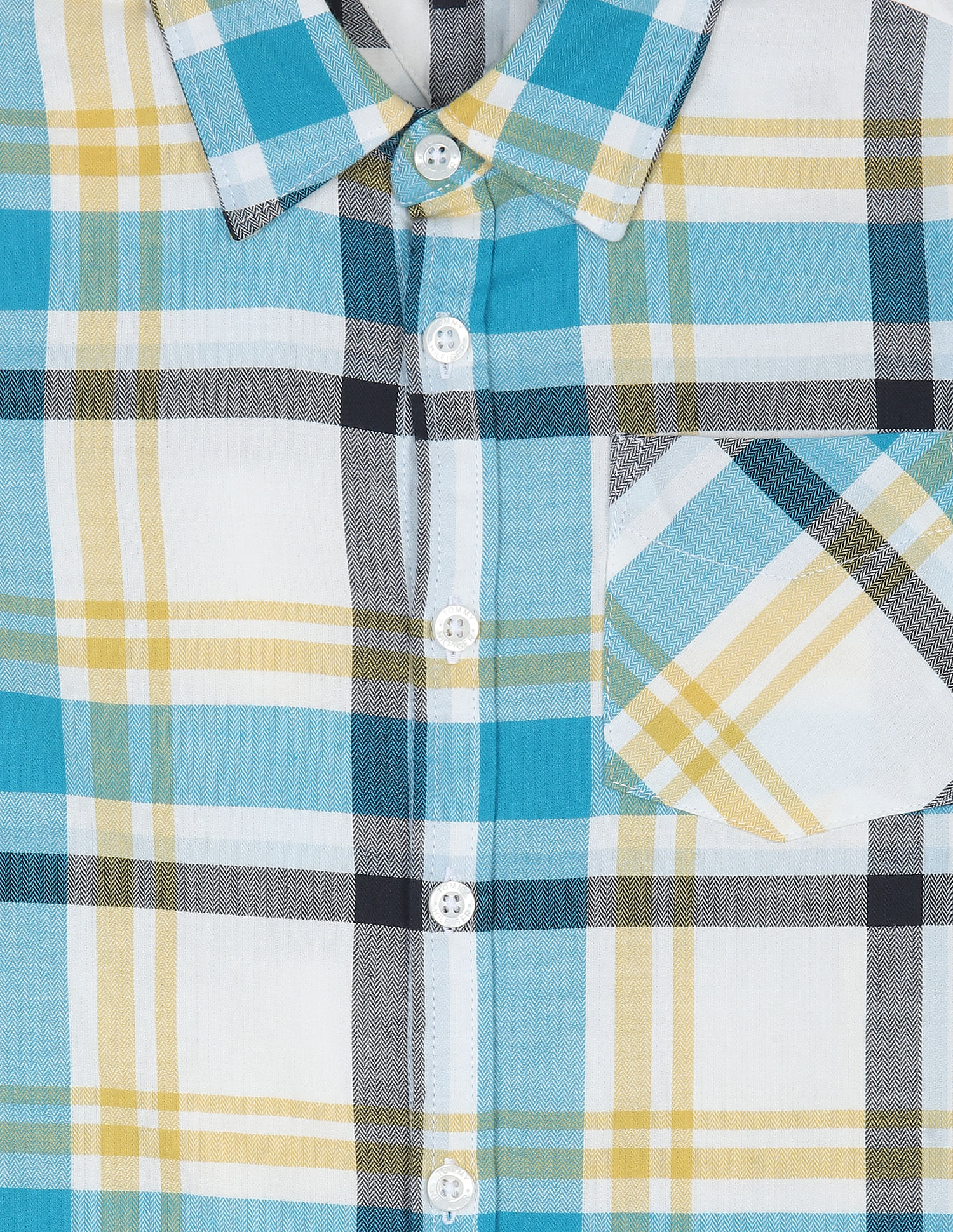 tommy hilfiger blue and yellow shirt