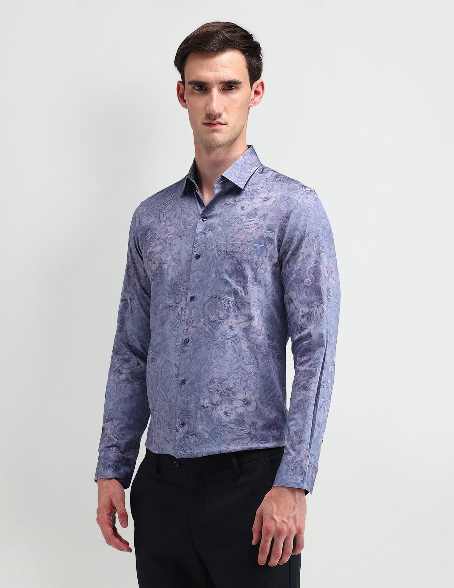 Arrow All-over Print Cotton Shirt