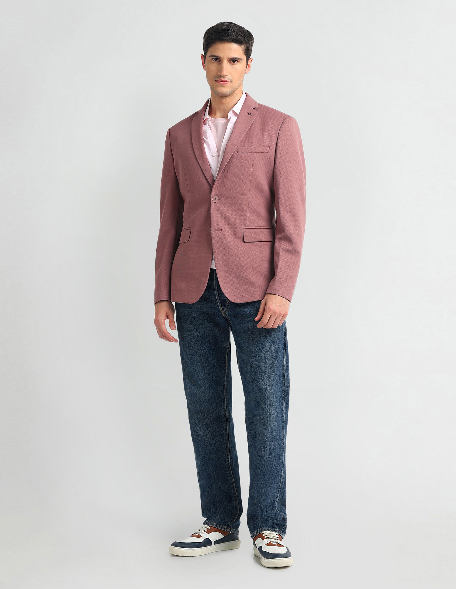 Arrow Zero Calorie Slim Fit Knit Blazer