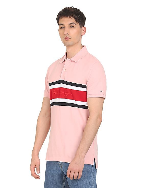 Polo tommy hilfiger online rosa