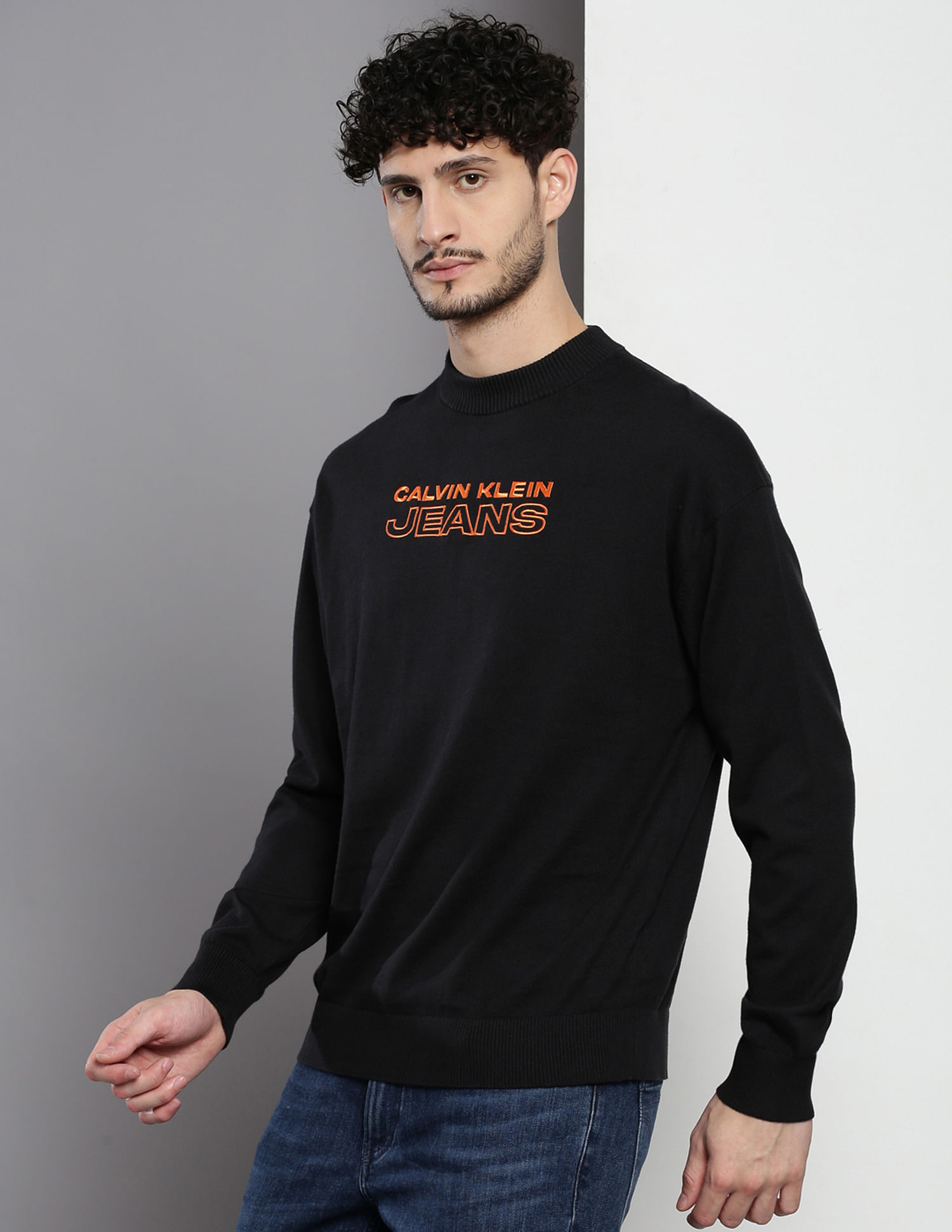 Calvin Klein Sustainable Stacked Sweater