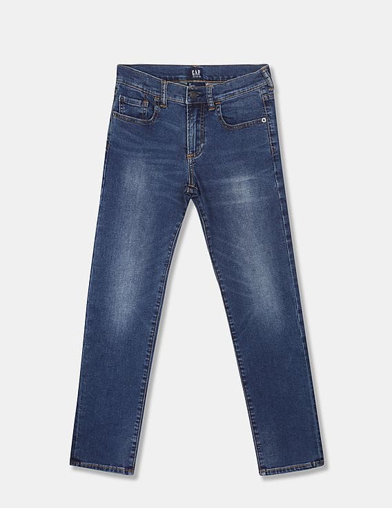 Buy GAP Boys Blue Skinny Fit 