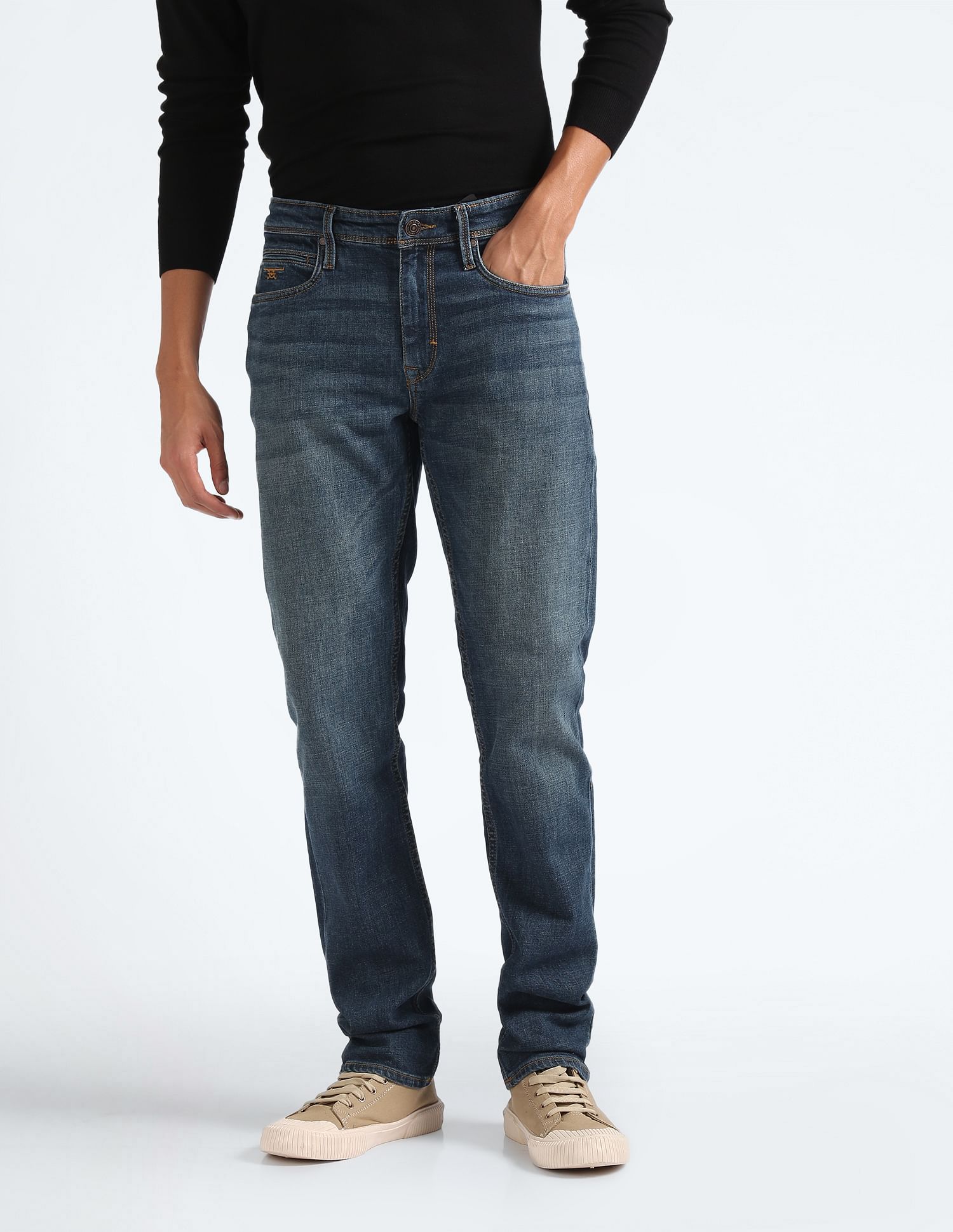Flying Machine Freddie Slim Straight Fit Jeans