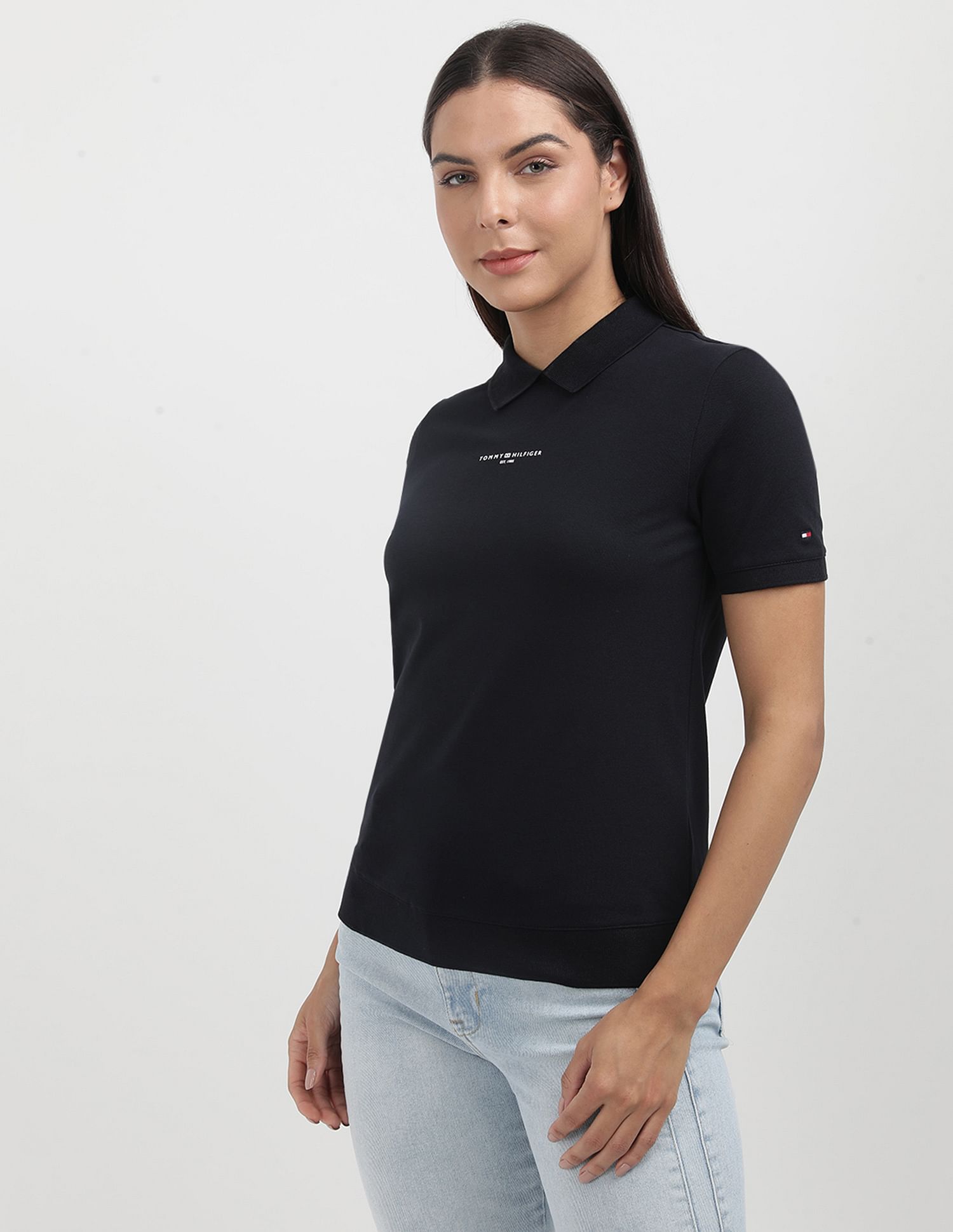 Tommy Hilfiger Regular Fit Solid Polo Shirt