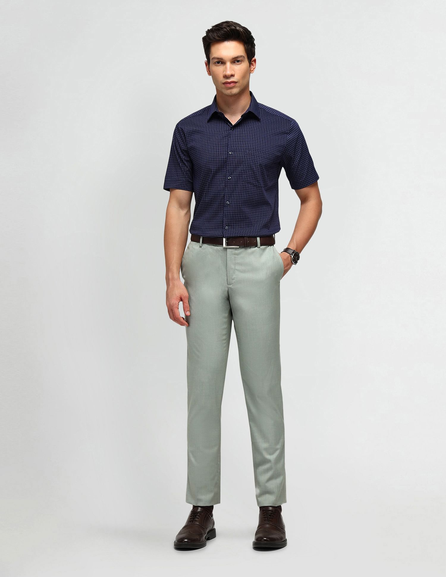 Arrow Dobby All-Over Pattern Shirt