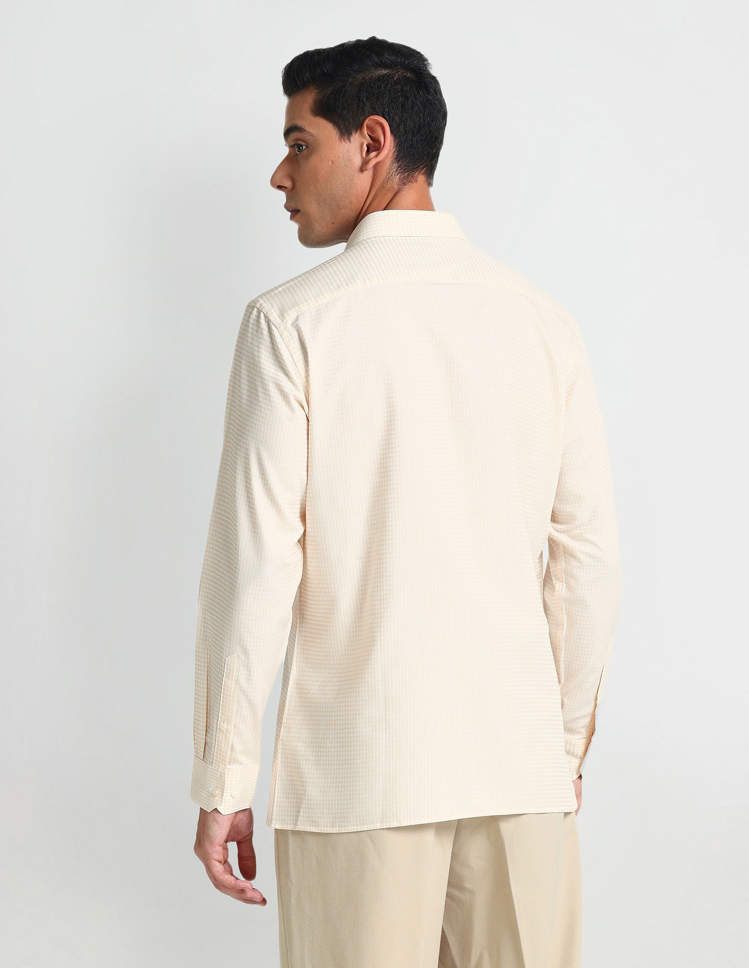 Arrow Micro Check Cotton Shirt