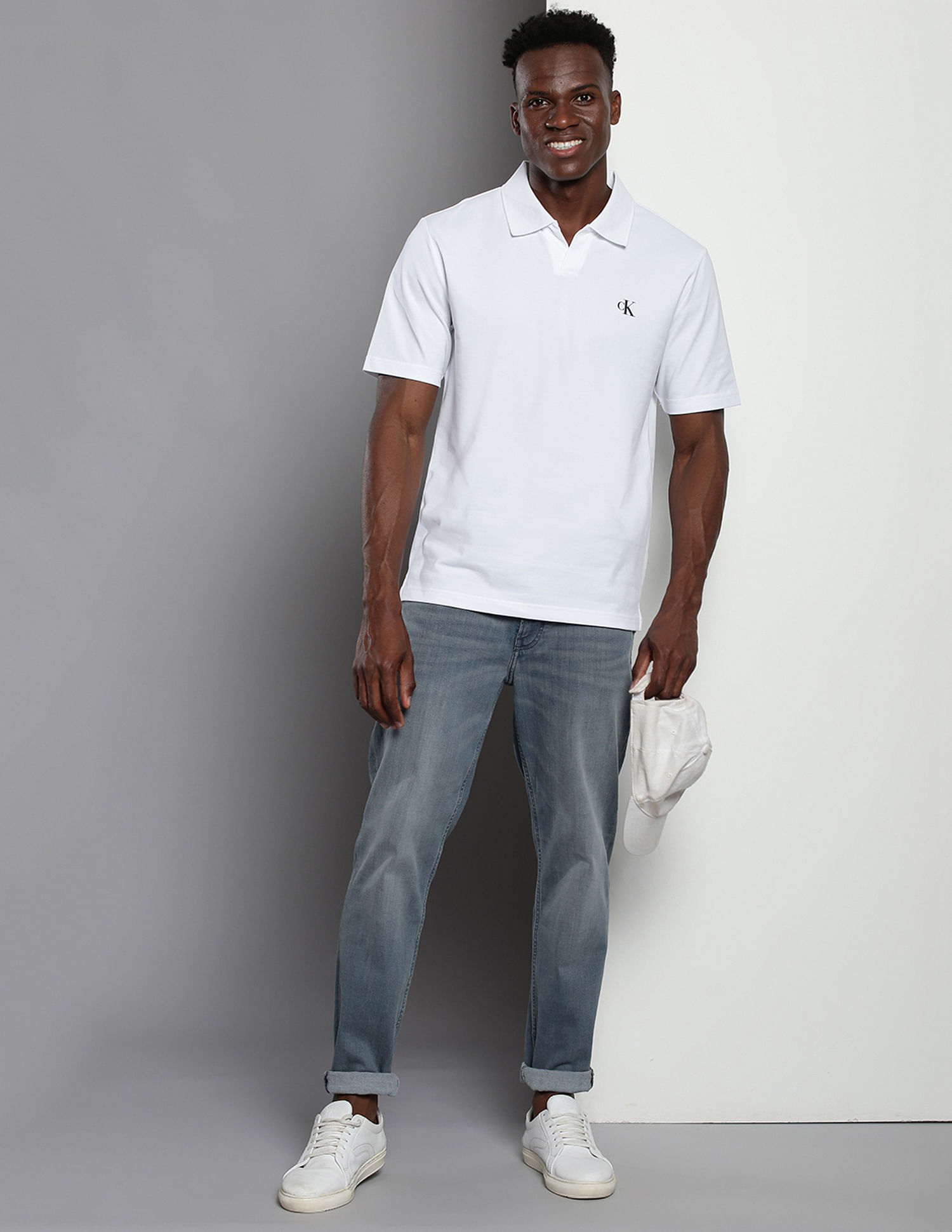 Calvin Klein Organic Cotton Relaxed Polo Shirt