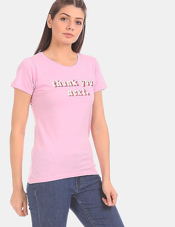 Stateside Stretch-cotton Jersey T-shirt in Pink Womens Clothing Tops T-shirts 