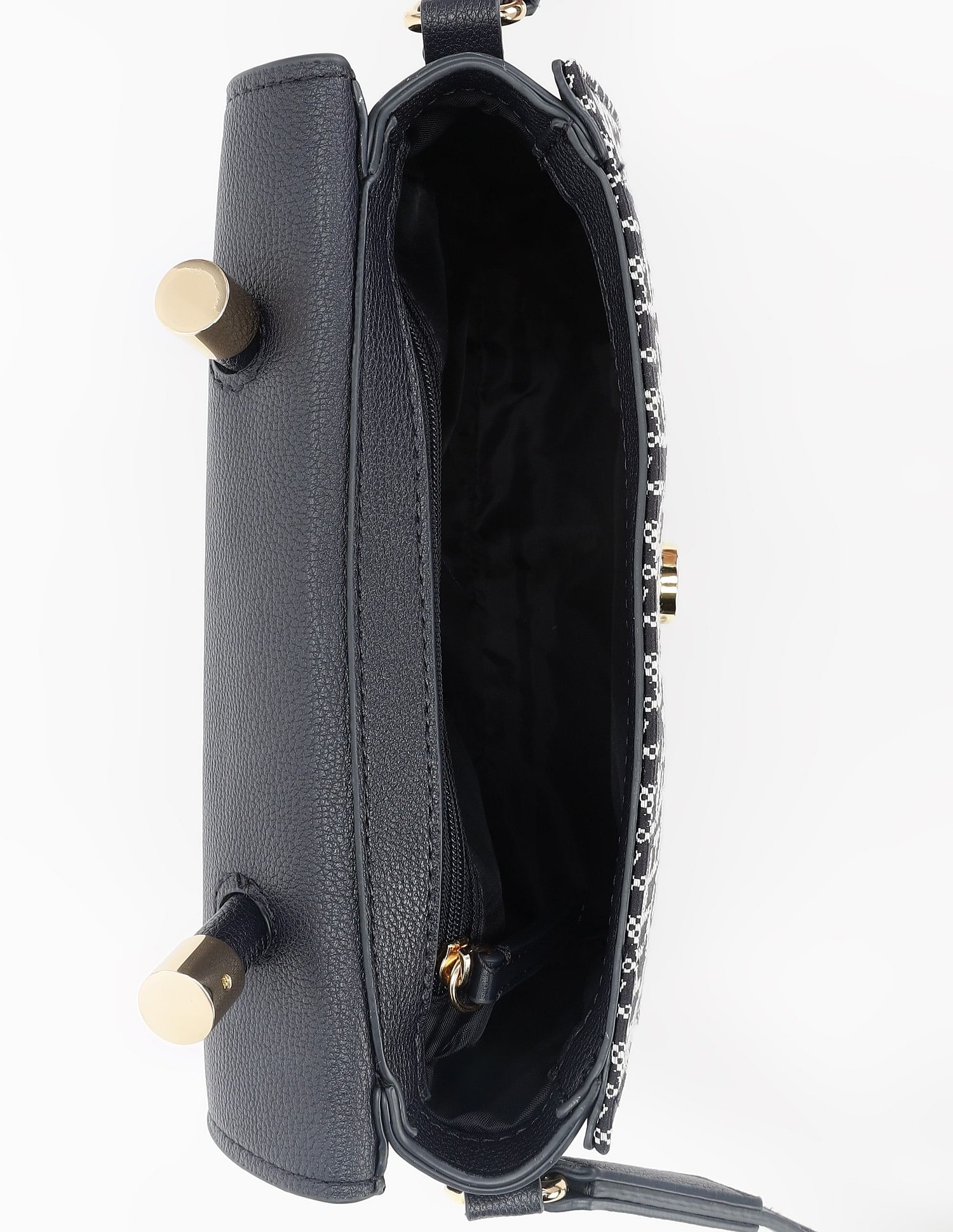 Tommy Hilfiger Logo Blue Polyester Sling Bag