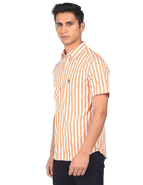 U.S. Polo Assn. Short Sleeve Striped Casual Shirt