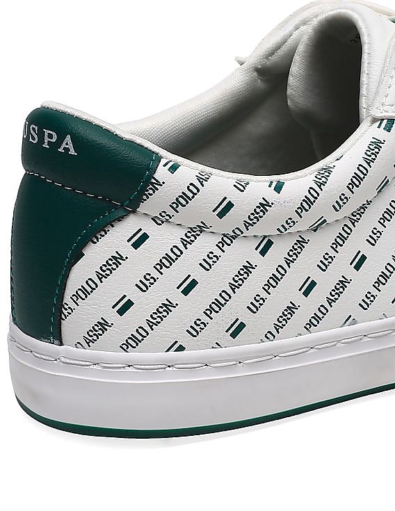 U.S. Polo Assn. Men Brand Print Contrast Sole Wylde Sneakers