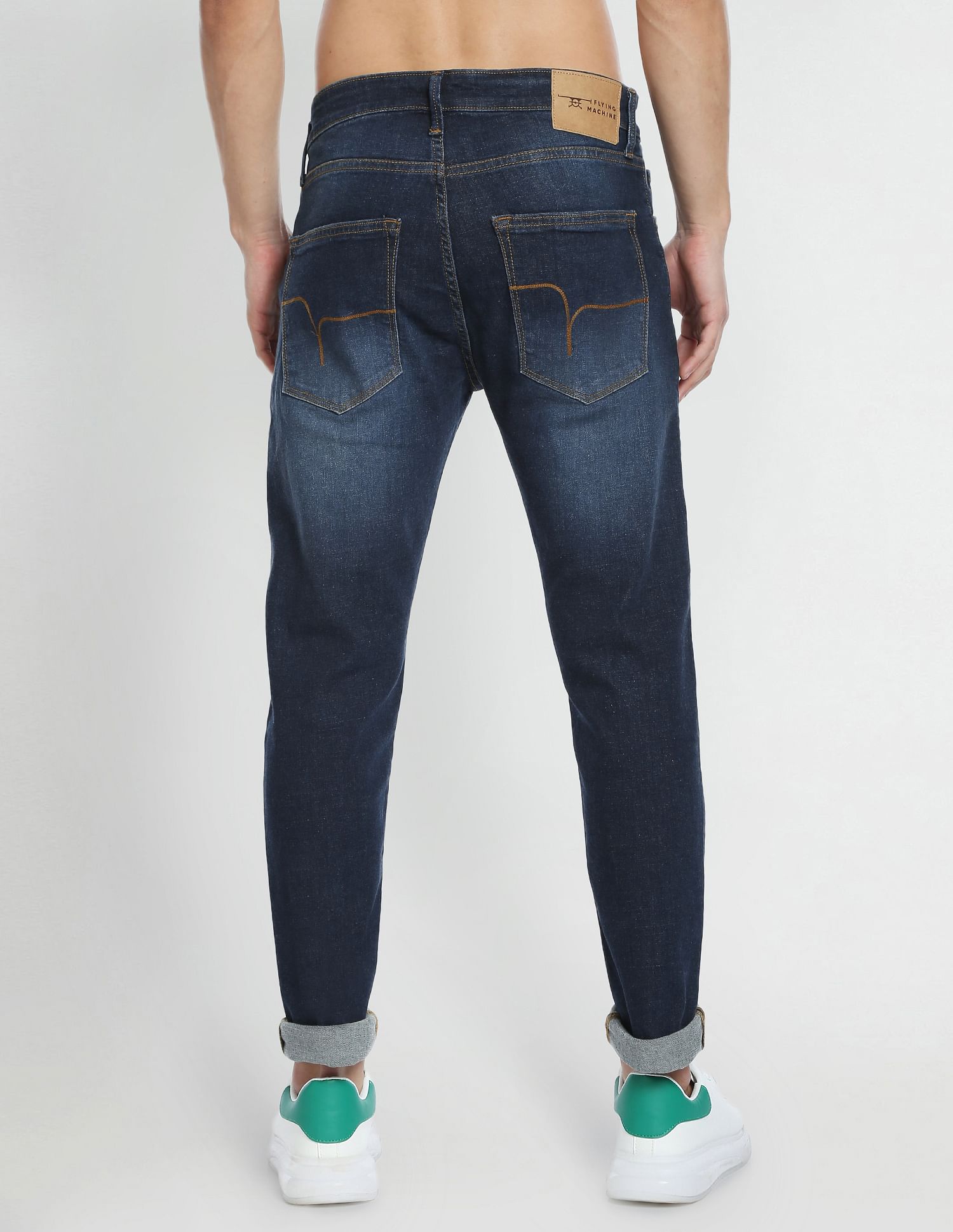 Flying Machine Stone Wash Slim Tapered Fit Jeans