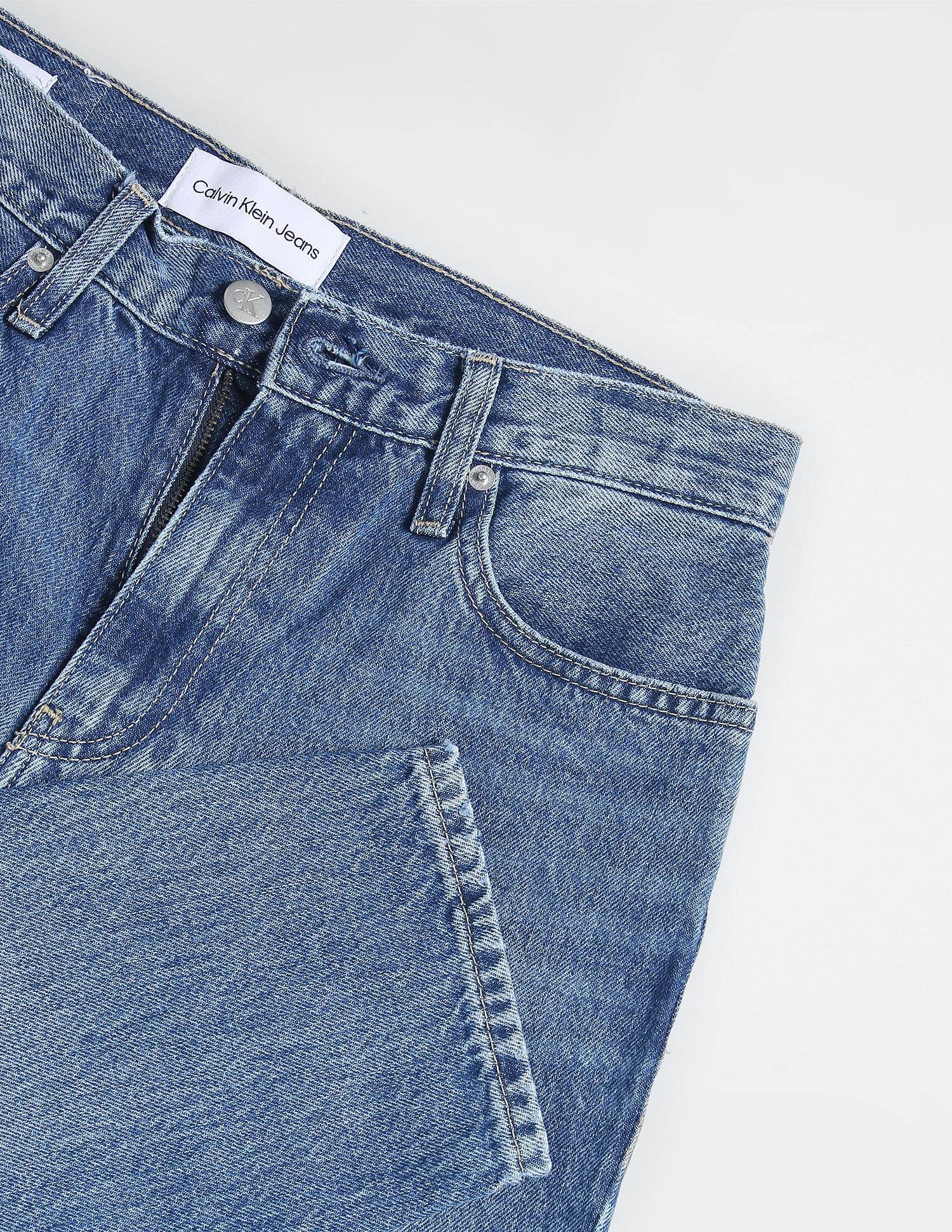 Calvin Klein Mid Rise Mom Fit Jeans