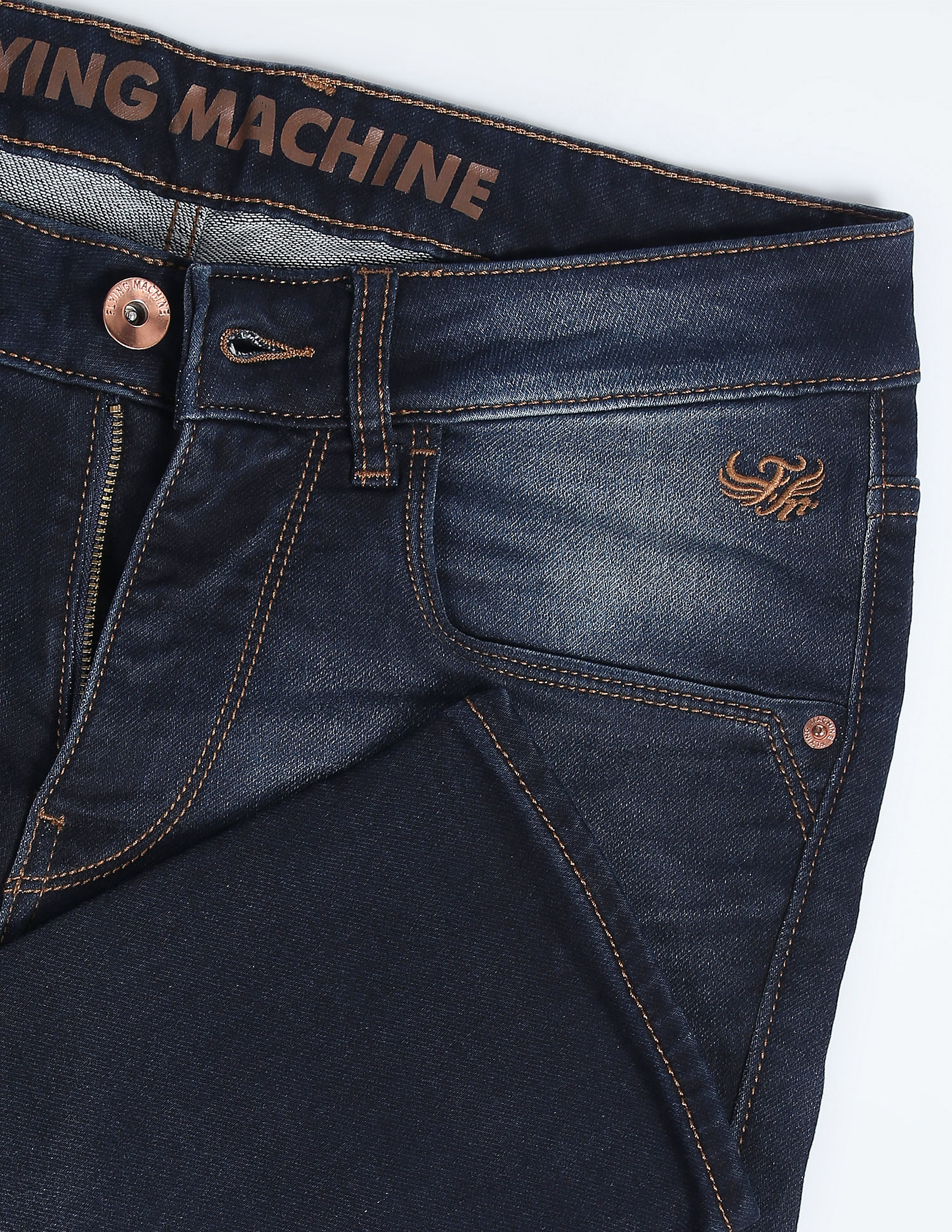 Flying Machine Jackson Skinny Fit Distressed Jeans