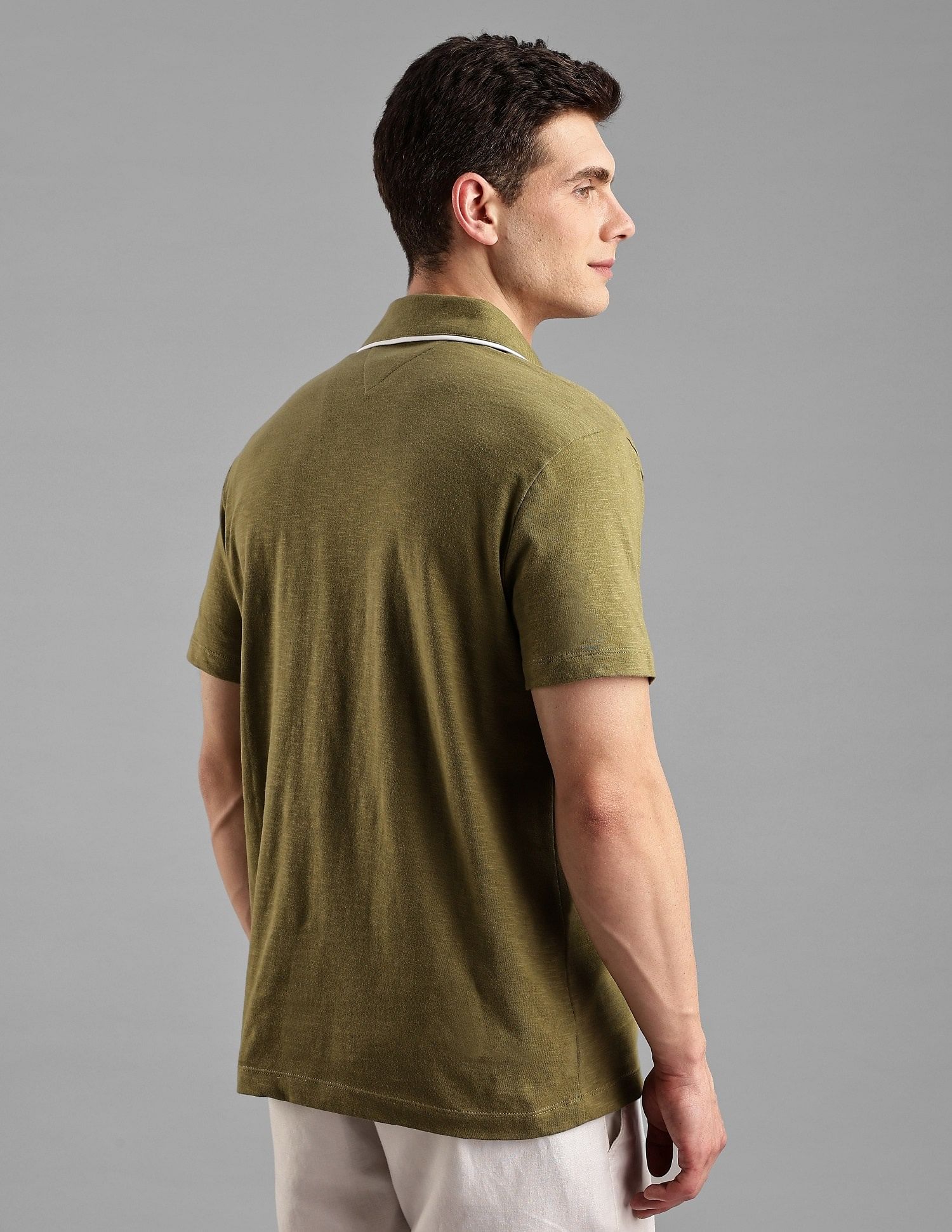 Tommy Hilfiger Solid Regular-Fit Cotton Polo Shirts