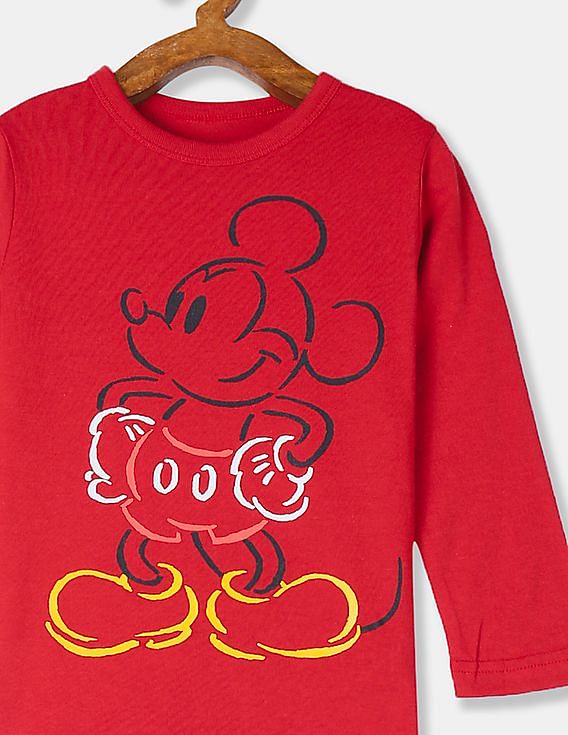 Mickey mouse long sleeve shirt toddler on sale