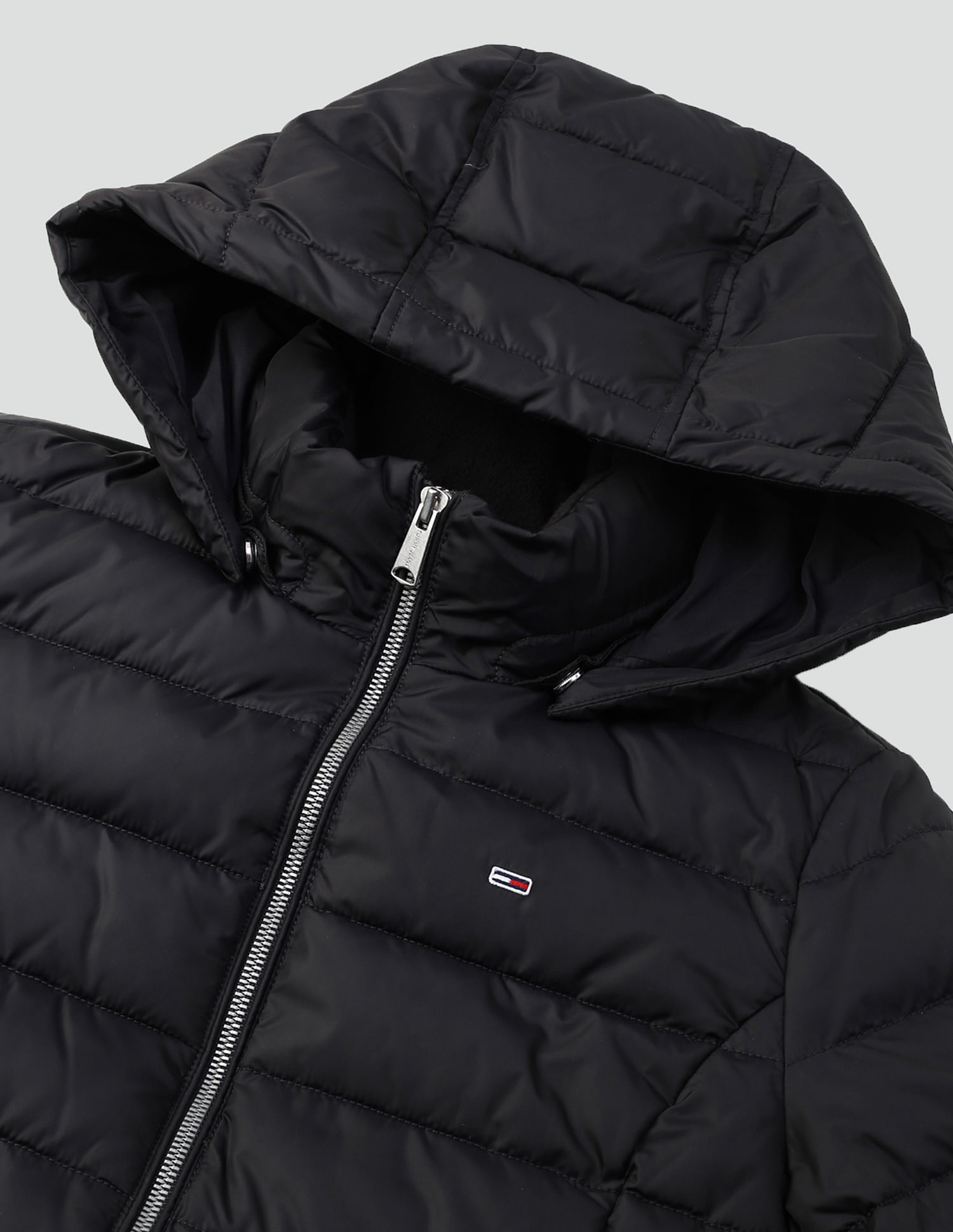 Orders black tommy hilfiger puffer jacket