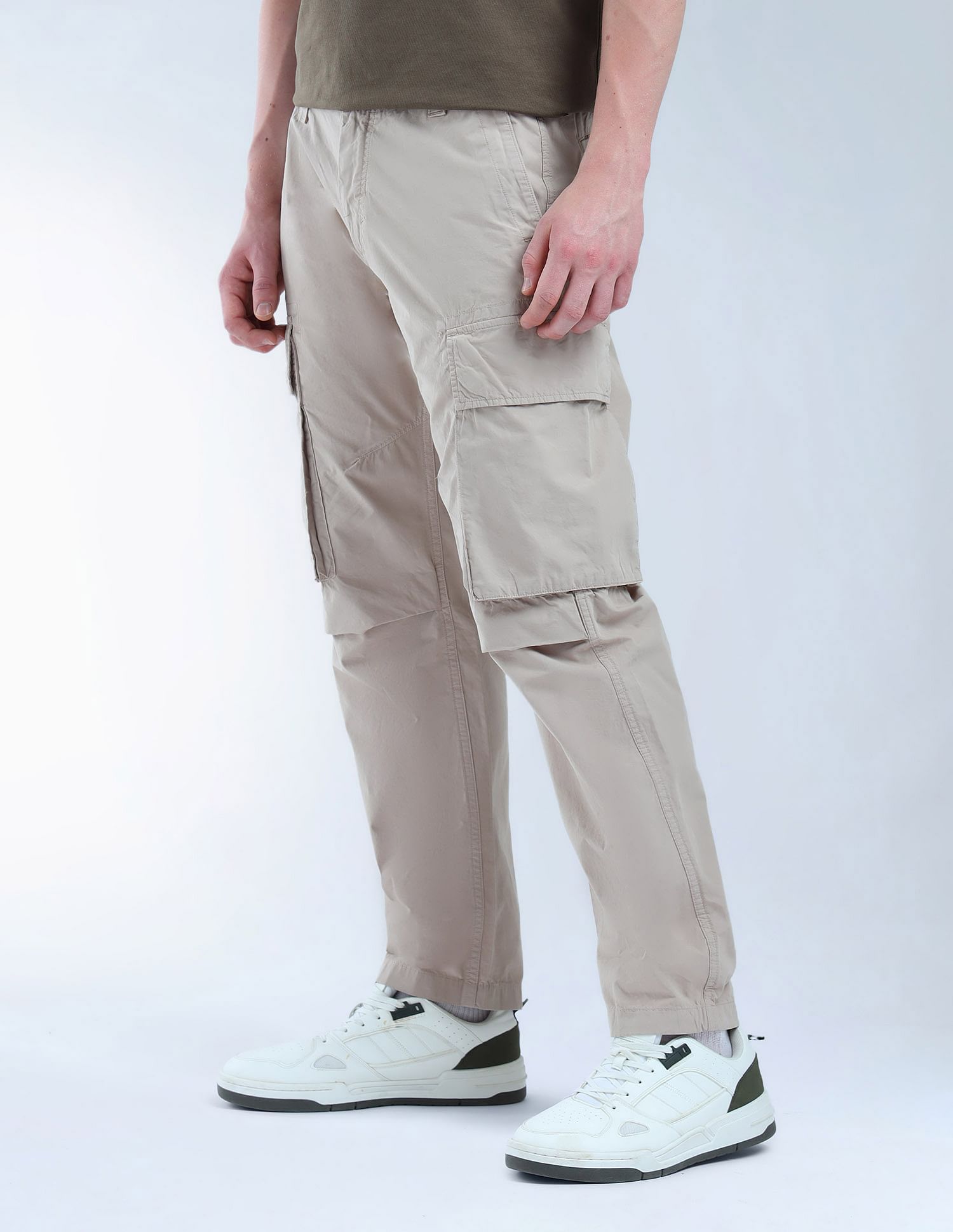 Flying Machine Relaxed Tapered Fit Twill Cargo