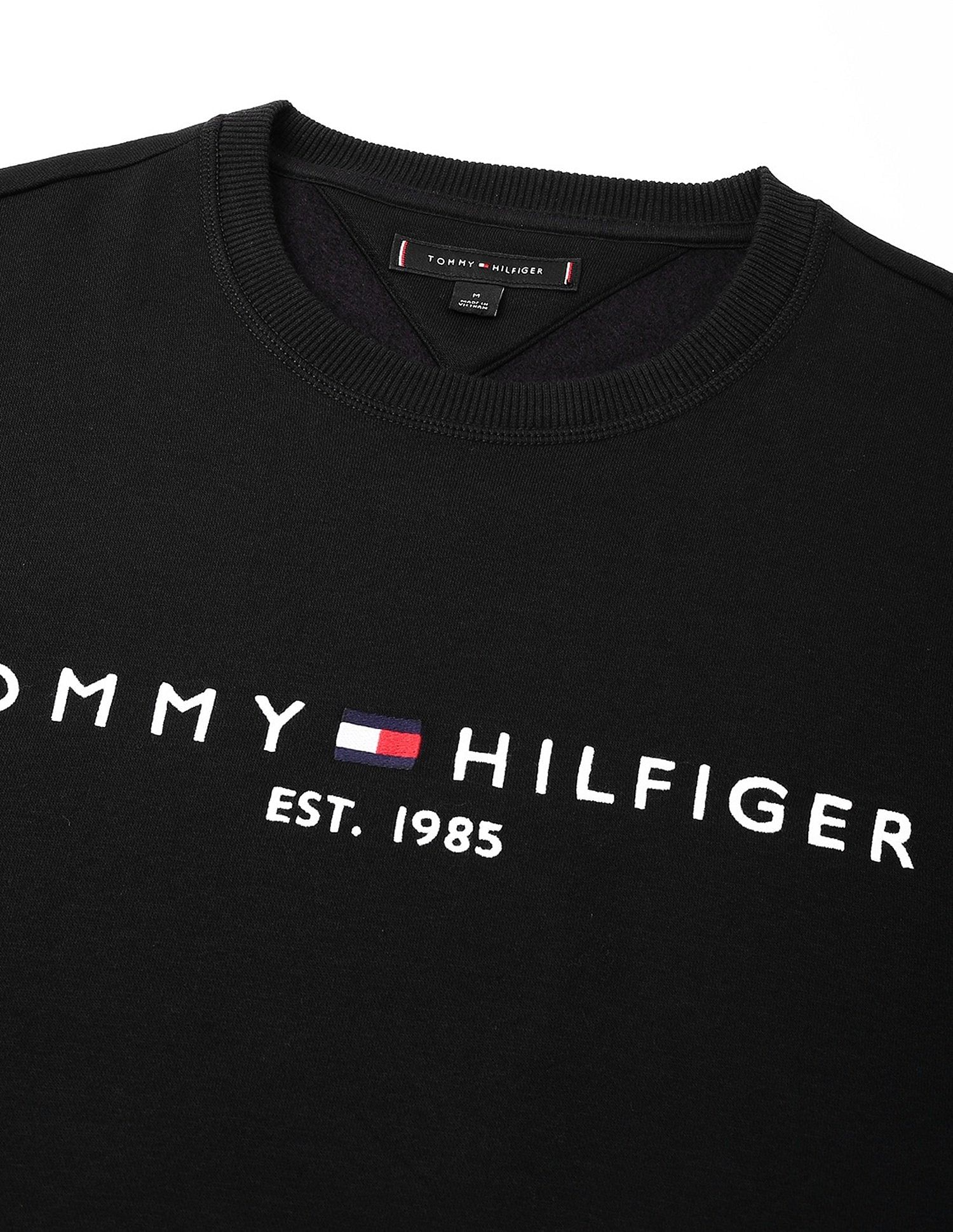 Tommy Hilfiger Embroidered Logo Regular-Fit Cotton Sweatshirt
