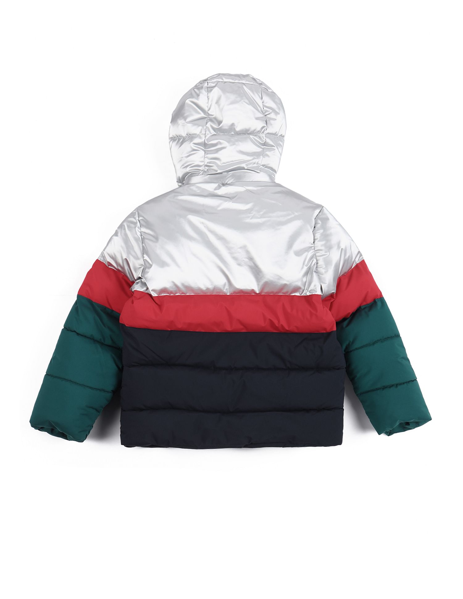 Buy U.S. Polo Assn. Kids Boys Colour Blocked Hooded Jacket Buy U.S. Polo Assn. Kids Boys Colour Blocked Hooded Jacket