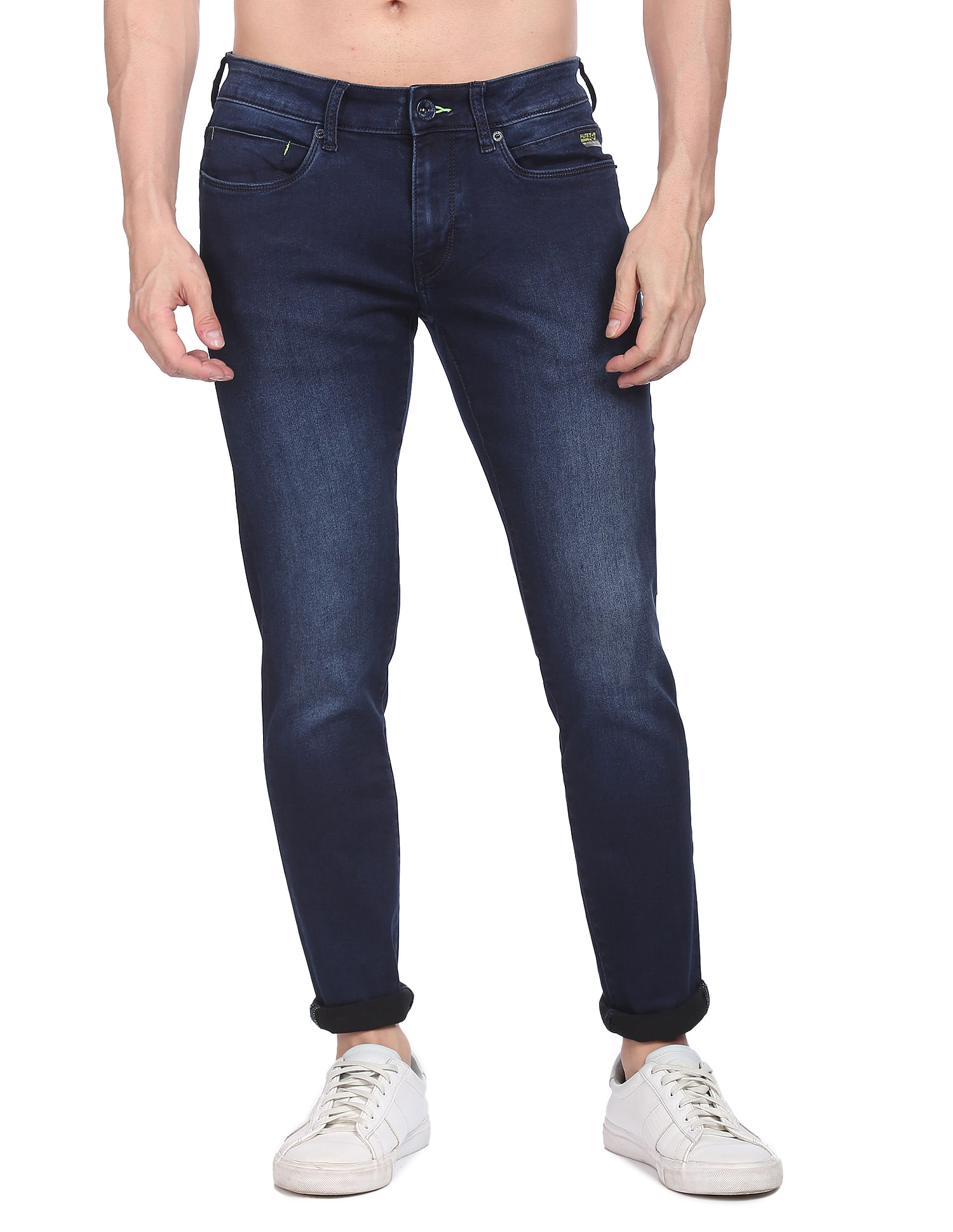 Flying Machine Stone Wash Jackson Super Skinny Fit F-Lite Jeans
