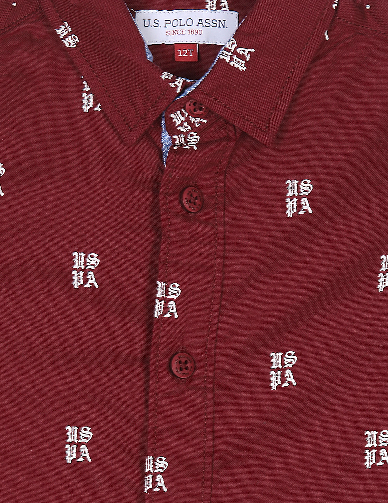 U.S. Polo Assn. Kids Boys Convertible Sleeve Cotton Shirt