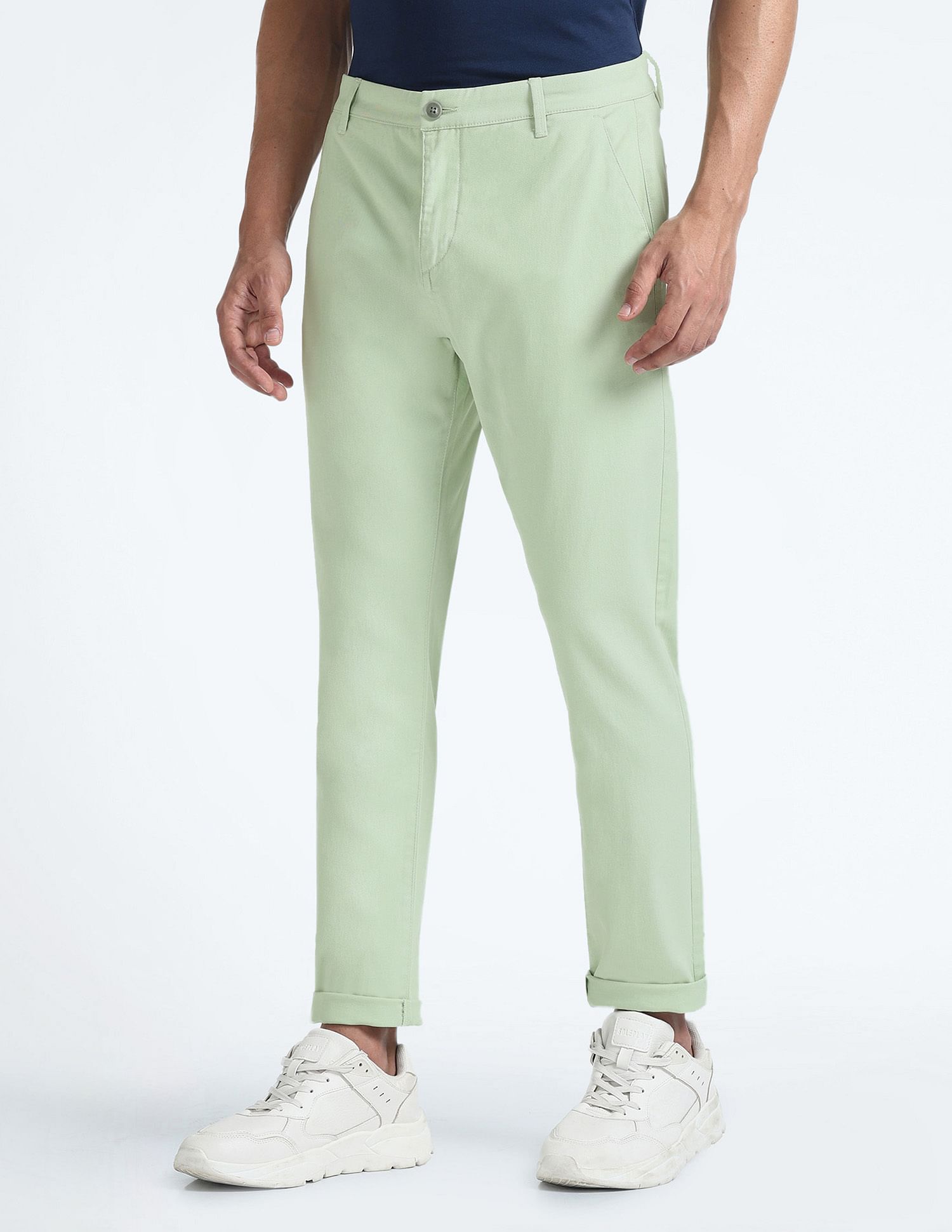 Flying Machine Slash Slim Tapered Fit Twill Chinos