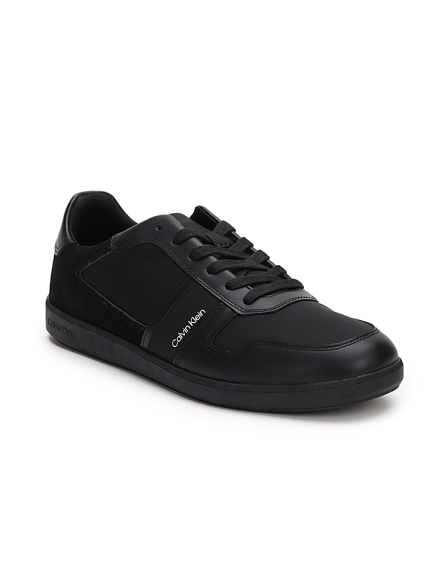 Buy Calvin Klein Men Leather Low Top Sneakers NNNOW