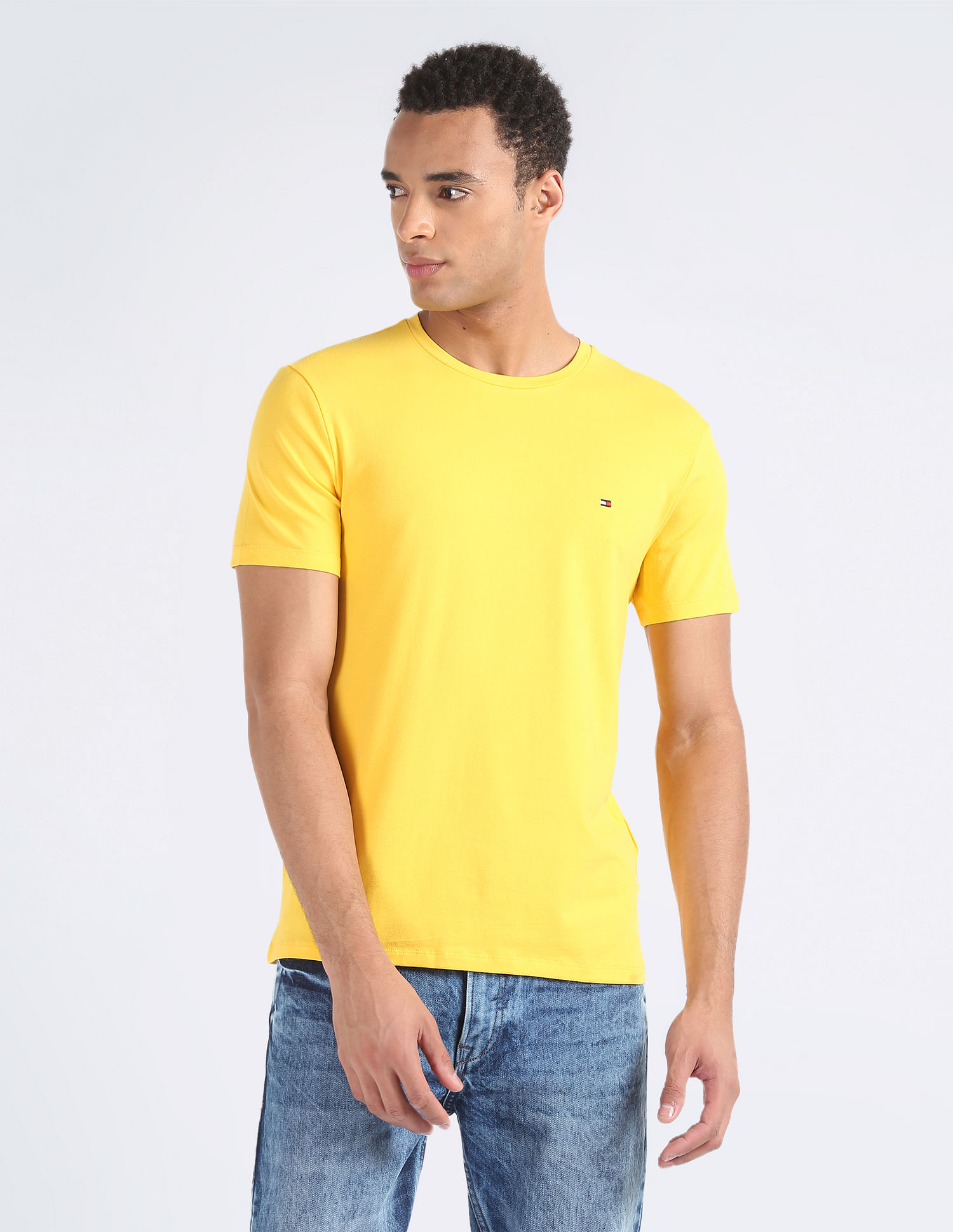 Tommy Hilfiger Crew Neck Stretch Slim Fit T-Shirt