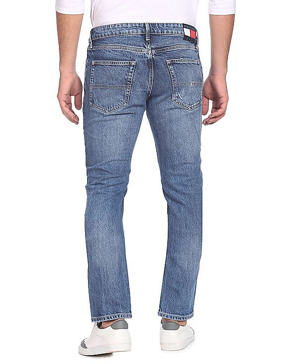 forestille Metropolitan jeg fandt det Buy Tommy Hilfiger Men Blue Scanton Slim Fit Distressed Jeans - NNNOW.com