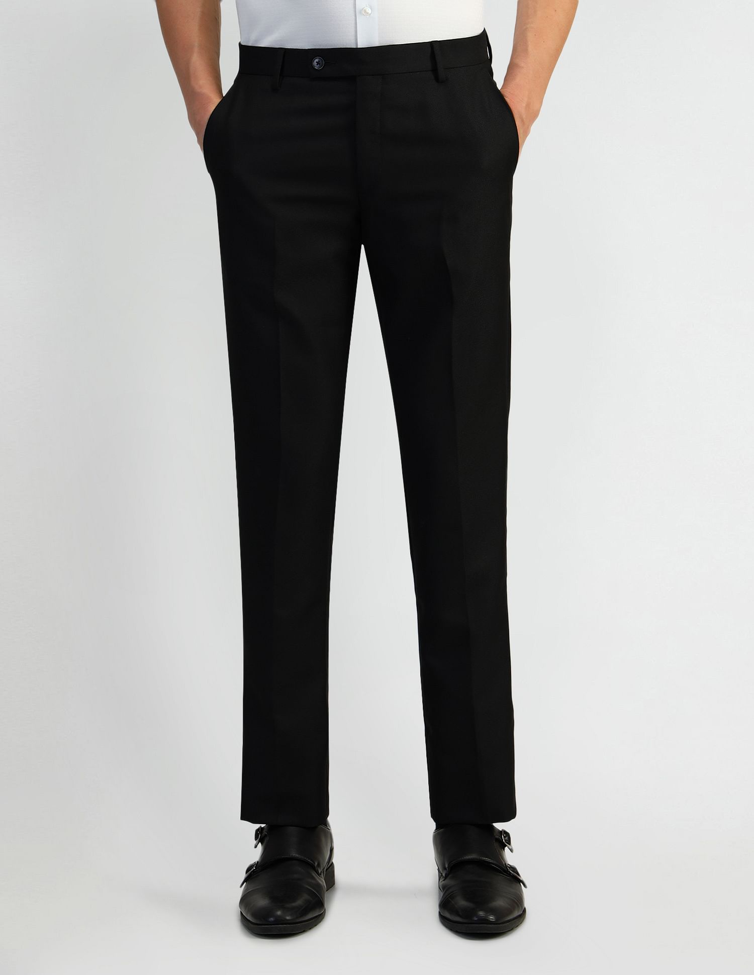Arrow Mid Rise Tapered Fit Trousers