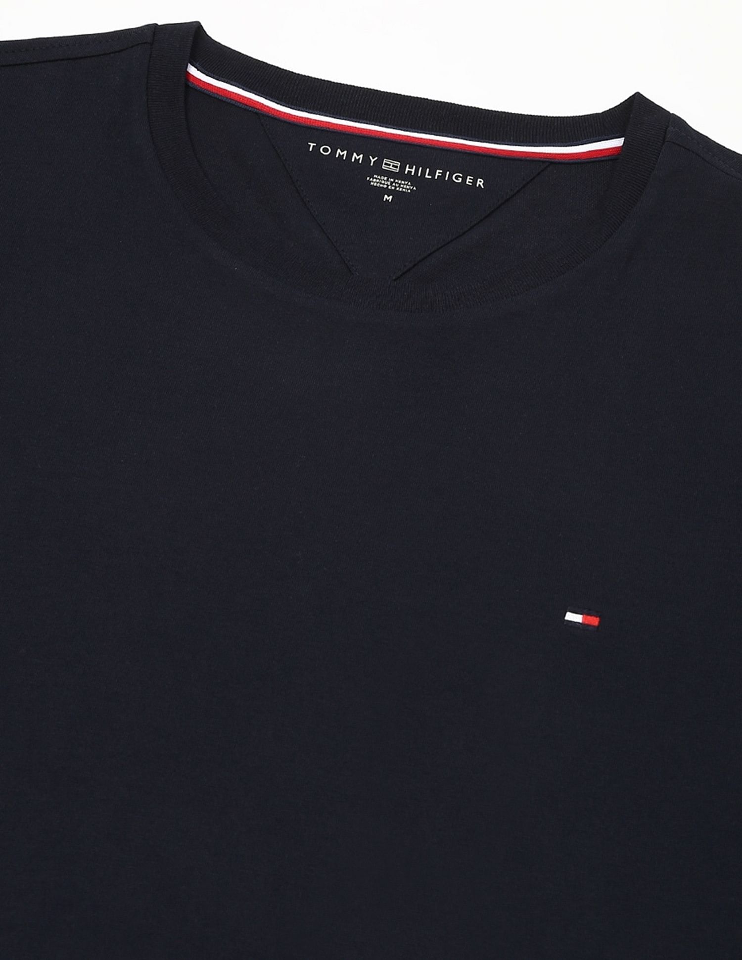 Tommy Hilfiger Solid Regular-Fit Cotton T-Shirt