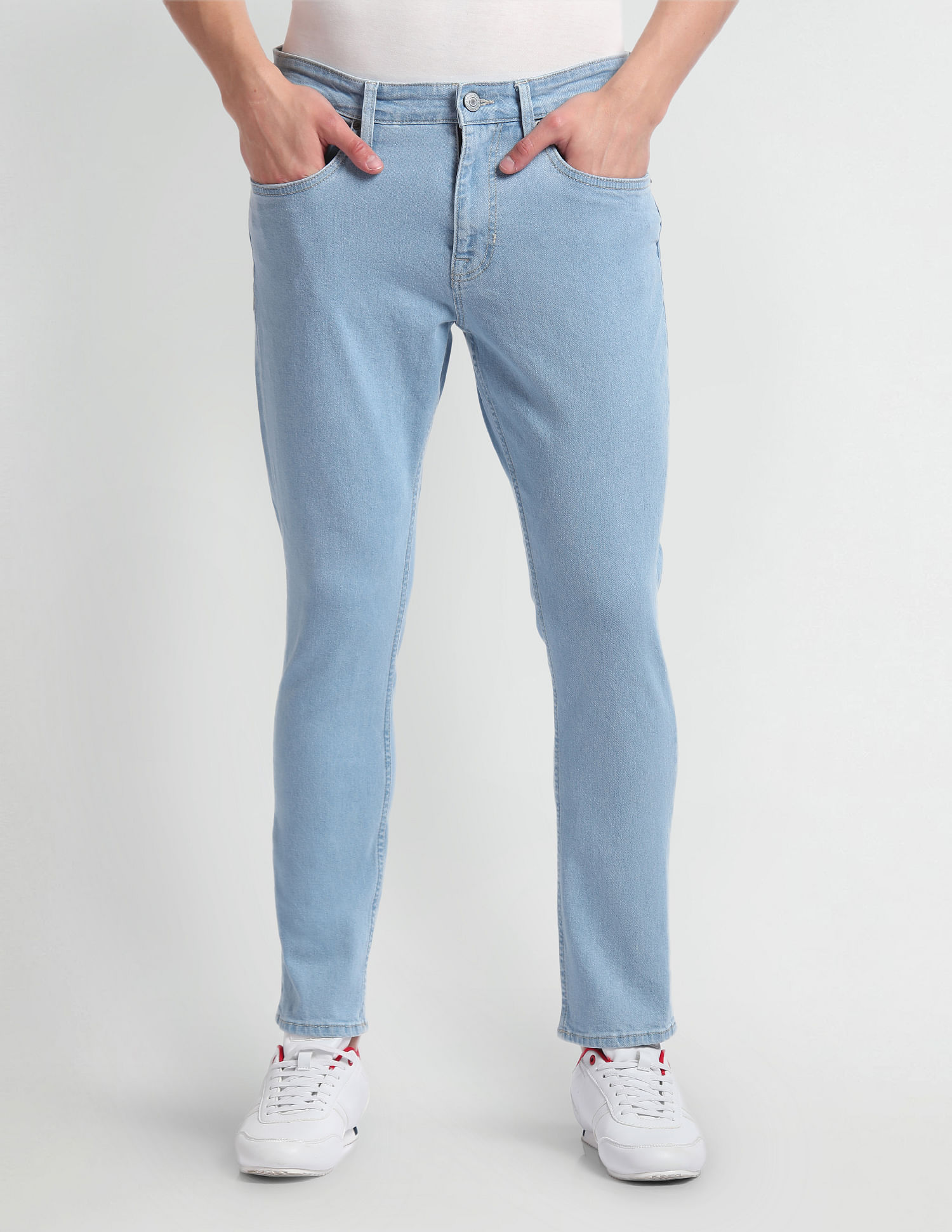 U.S. Polo Assn. Denim Co. Henry Cropped Fit Blue Jeans