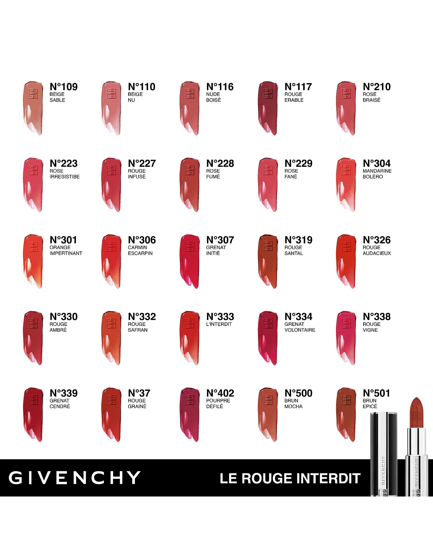 Givenchy le shop rouge 109