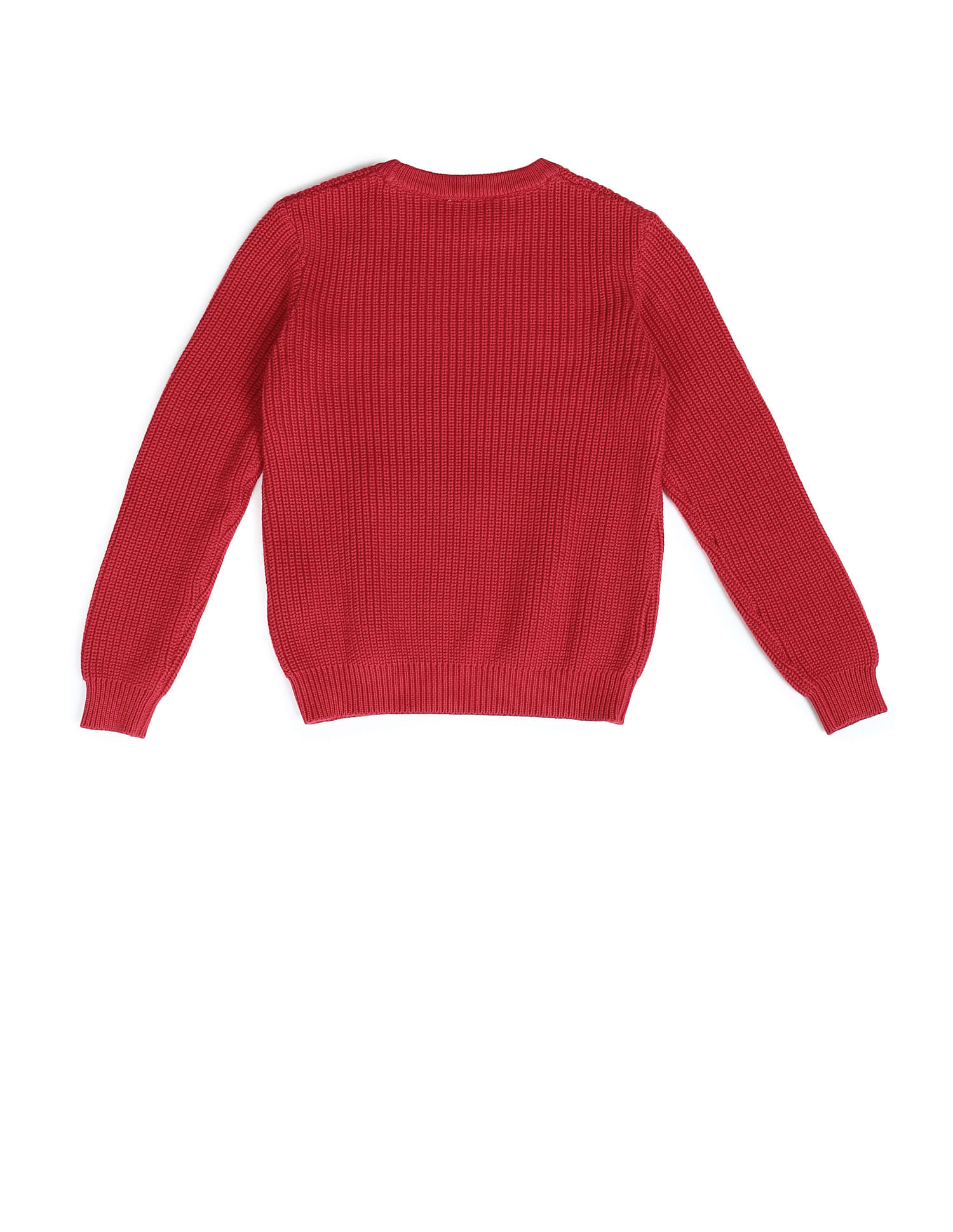 U.S. Polo Assn. Kids Boys Printed Regular Fit Sweater