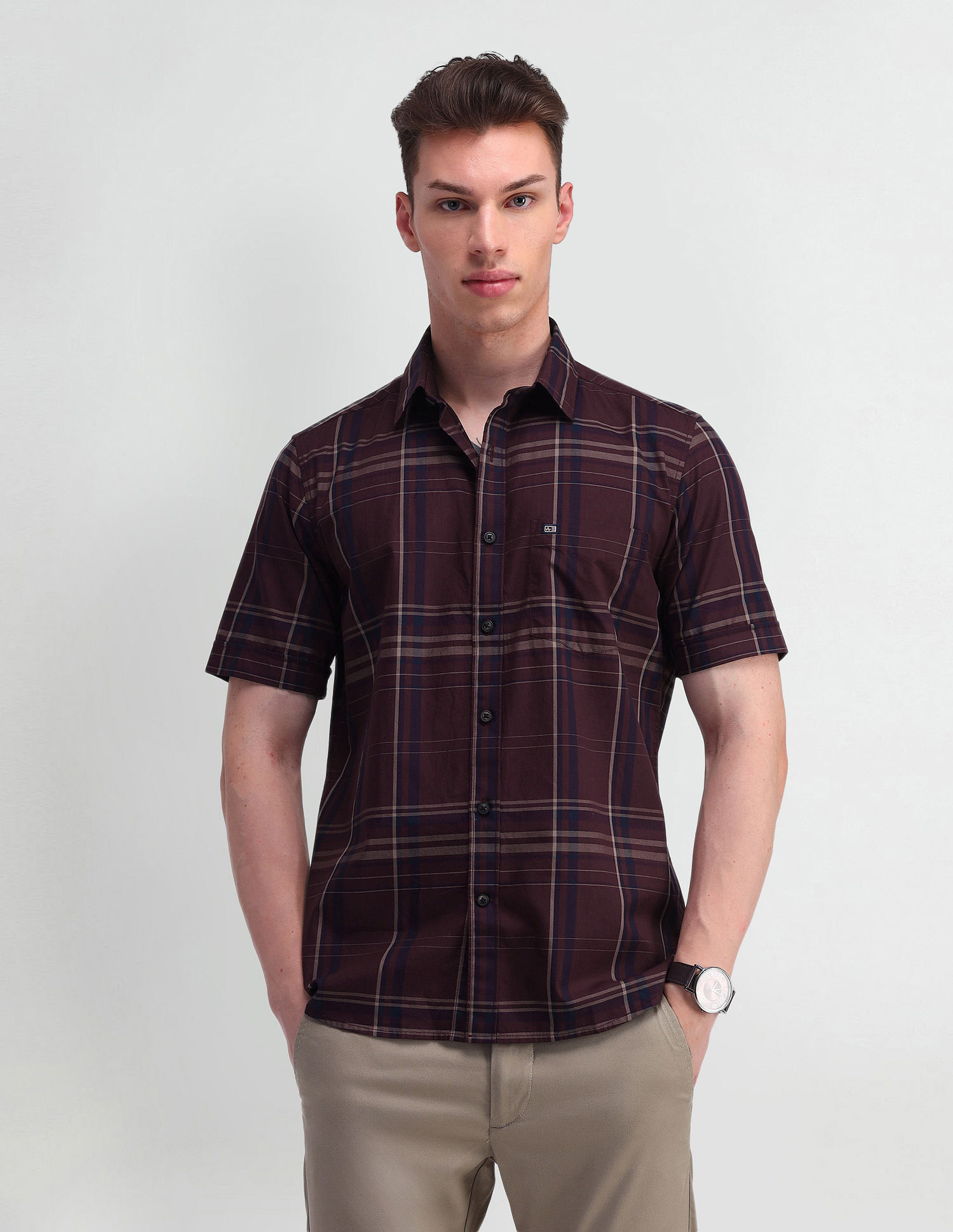Arrow Sport Regular Fit Cotton Shirt