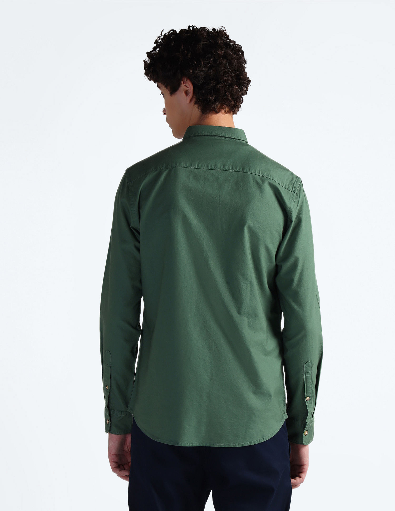 Flying Machine Button Down Collar Oxford Shirt